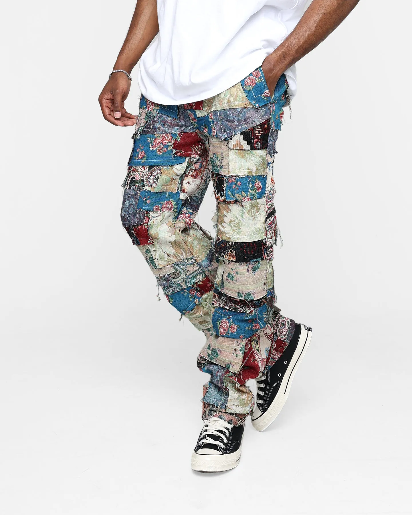 MNML Panelled Blanket Pants Multi-Coloured sold by Culture Kings product image thumbnail 5