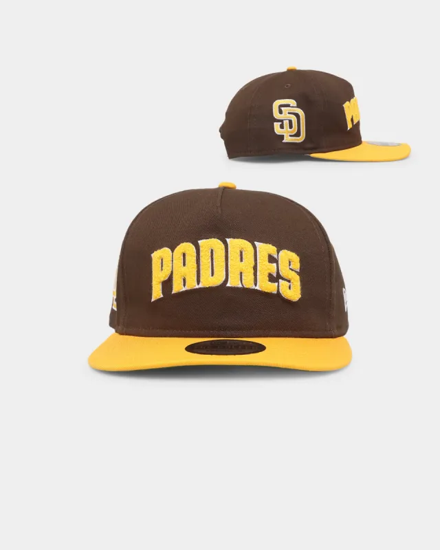 New Era San Diego Padres 'Chenille' Golfer Snapback Brown sold by Culture Kings