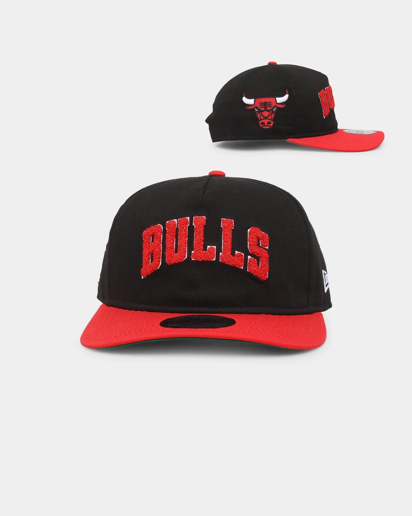 New Era Chicago Bulls 'Chenille' Golfer Snapback Black sold by Culture Kings