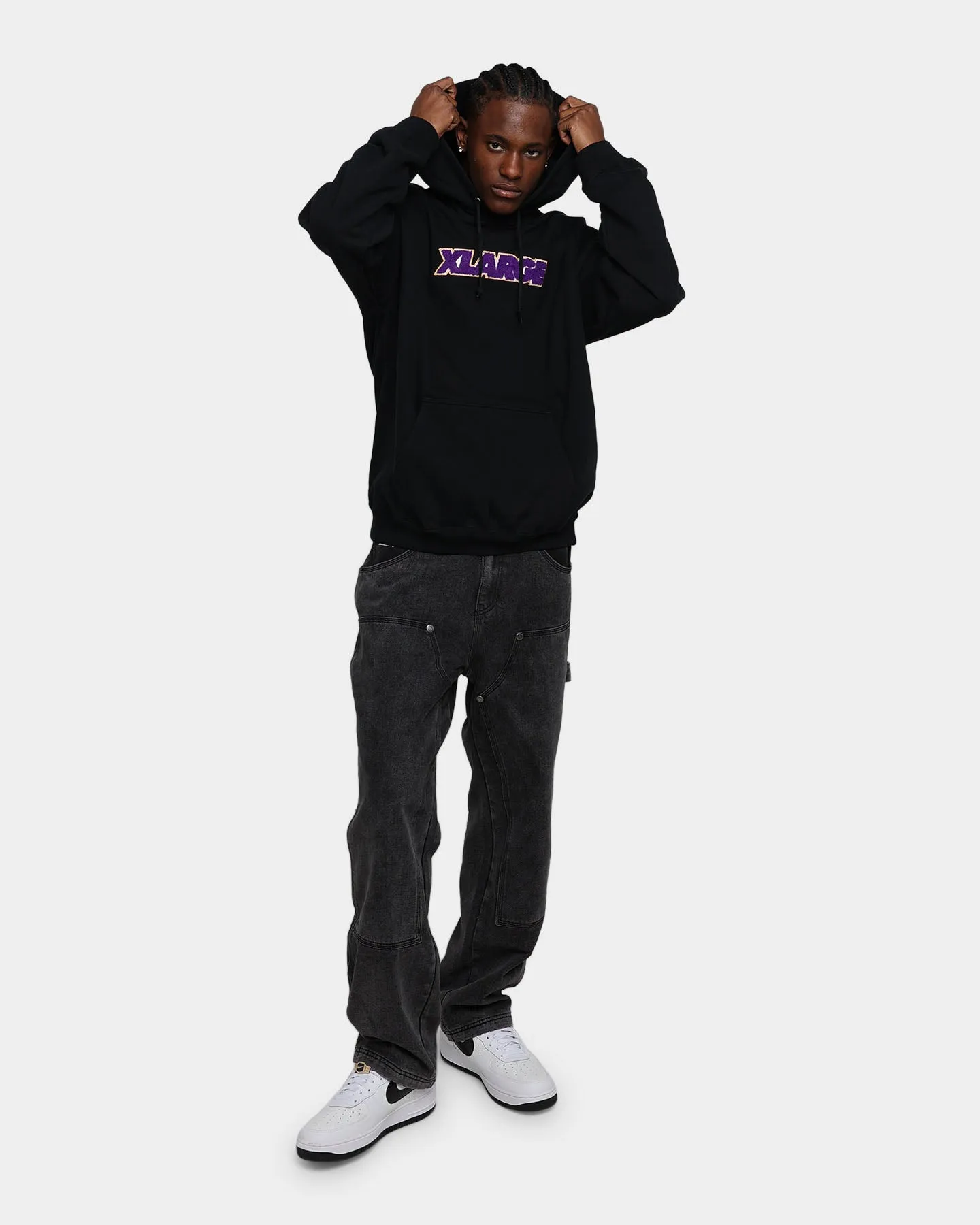 X-Large Two Tone Standard Logo Hoodie Black sold by Culture Kings product image thumbnail 2