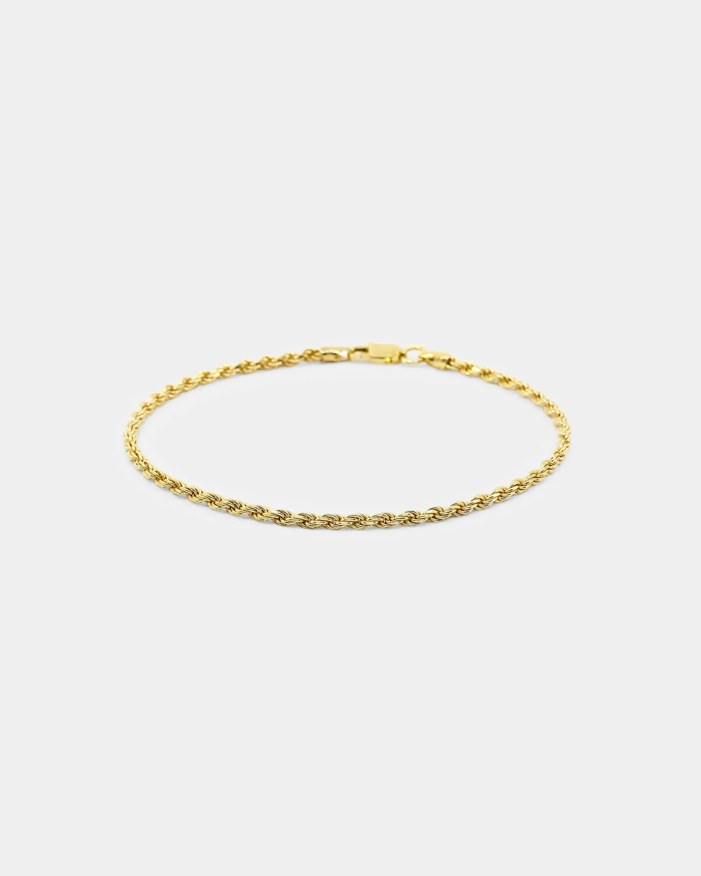 House Of Auric 2.5mm Rope Bracelet 18k Gold Vermeil sold by Culture Kings product image thumbnail 2