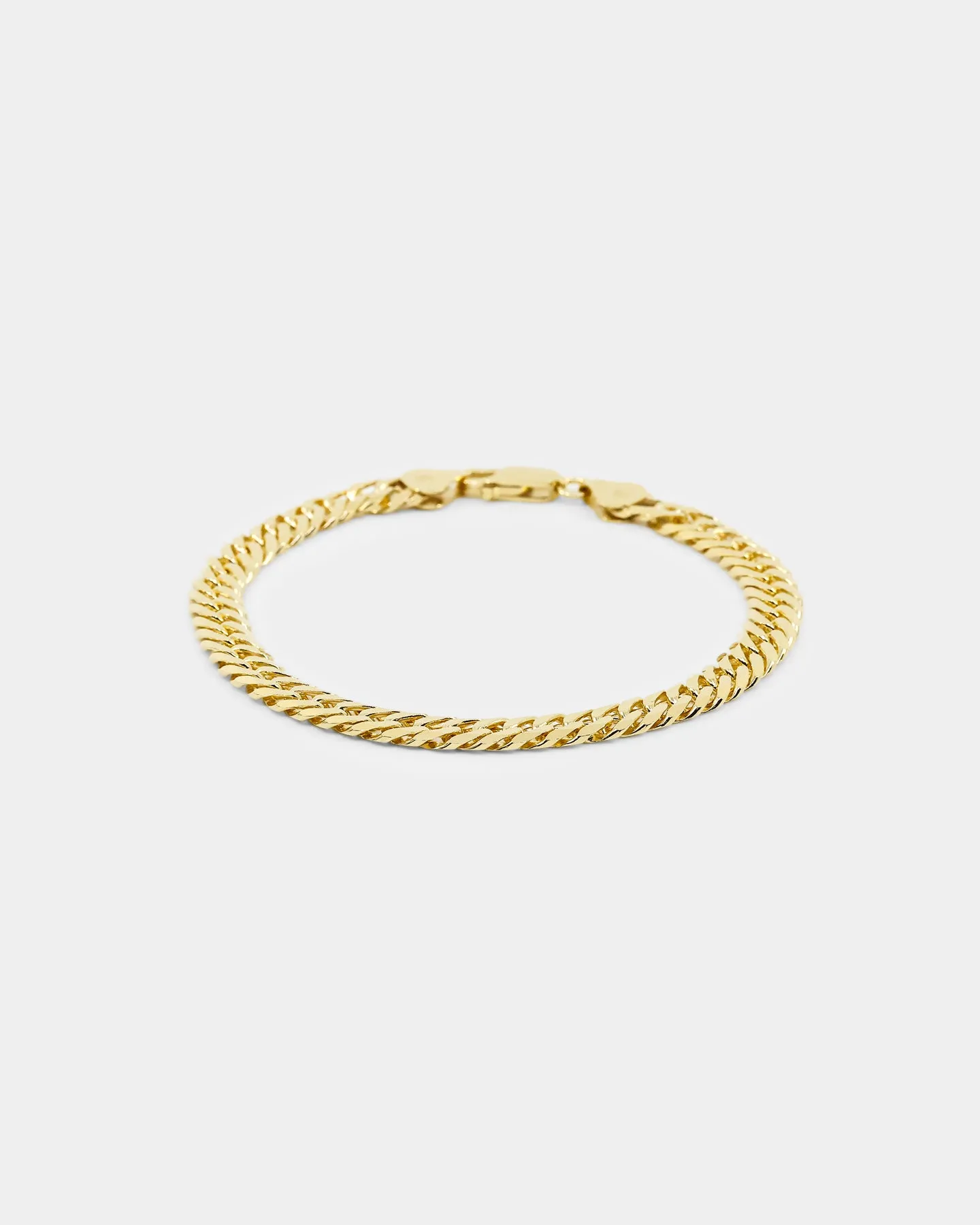 House Of Auric 6.4mm Double Curb Bracelet 18k Gold Vermeil sold by Culture Kings product image thumbnail 3