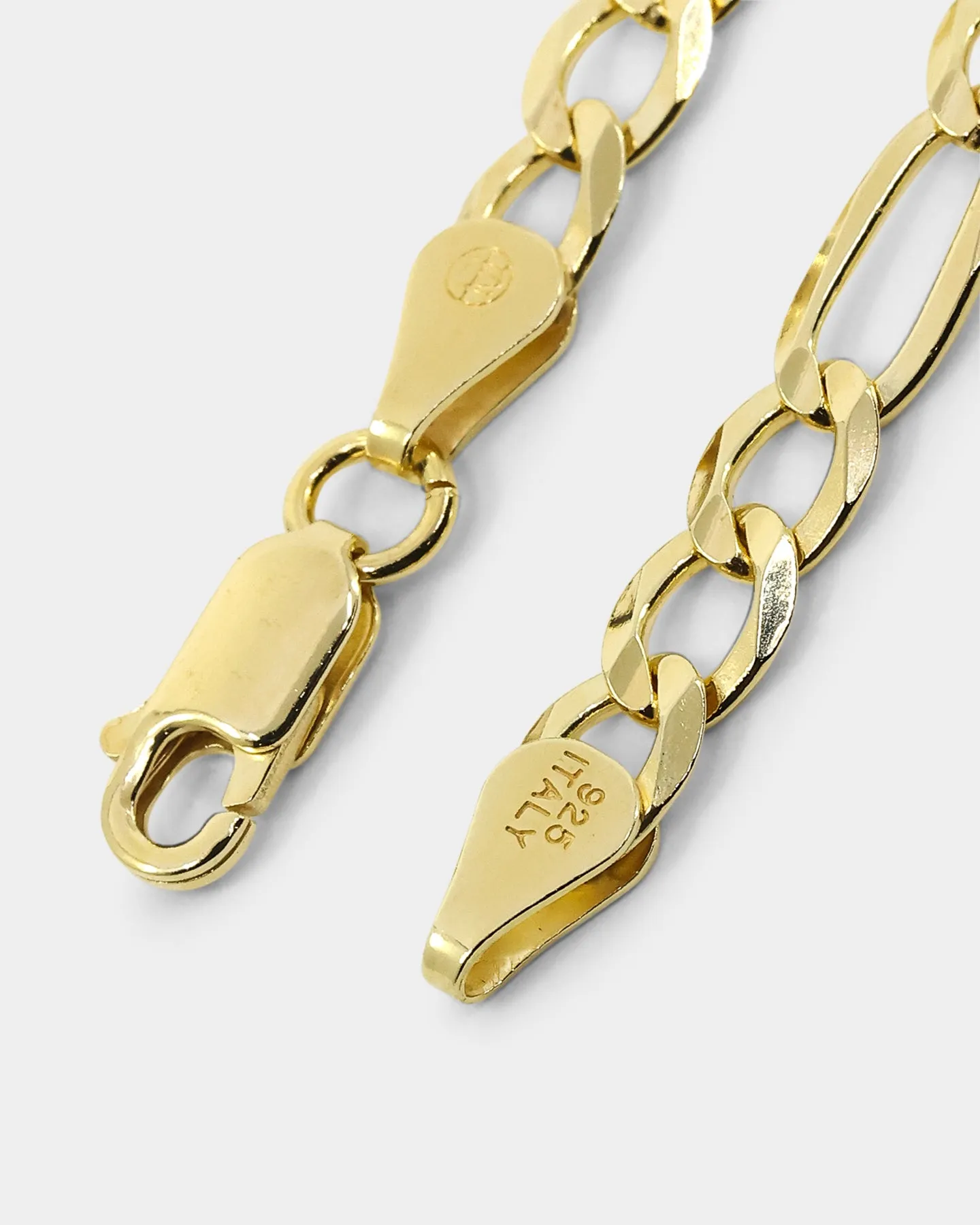 House Of Auric 4.8mm Figaro Bracelet 18k Gold Vermeil sold by Culture Kings product image thumbnail 4