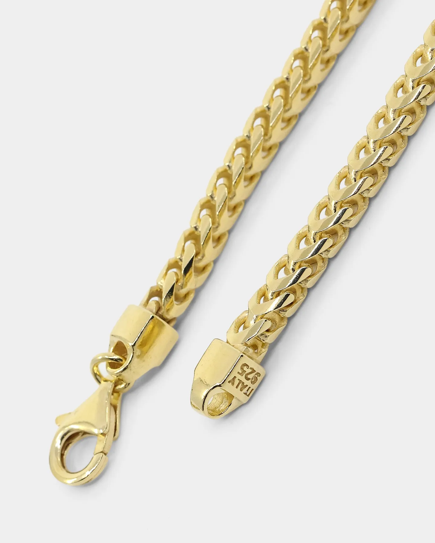 House Of Auric 3.7mm Franco Bracelet 18k Gold Vermeil sold by Culture Kings product image thumbnail 4