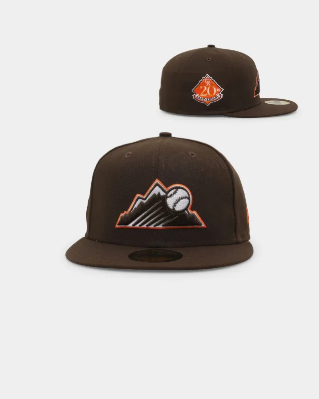 New Era Colorado Rockies 'Walnut Orange' 59FIFTY Fitted Brown/Orange sold by Culture Kings