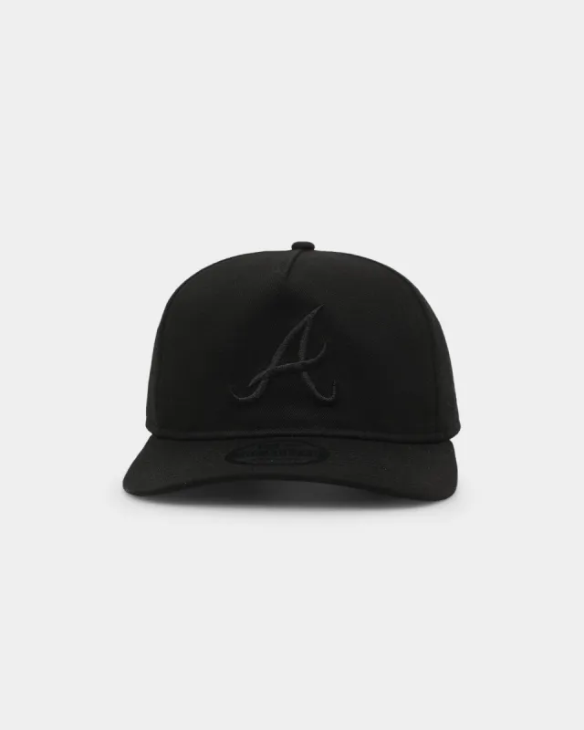 New Era Atlanta Braves Core Golfer Snapback Black/Black sold by Culture Kings