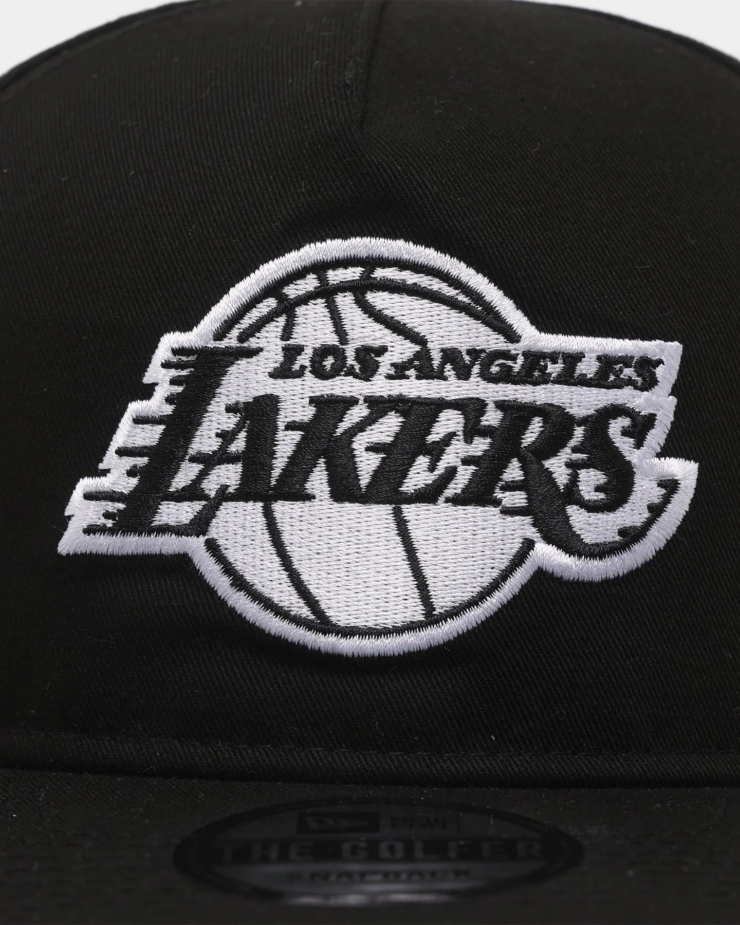 New Era Los Angeles Lakers Core Golfer Snapback Black/White sold by Culture Kings product image thumbnail 5