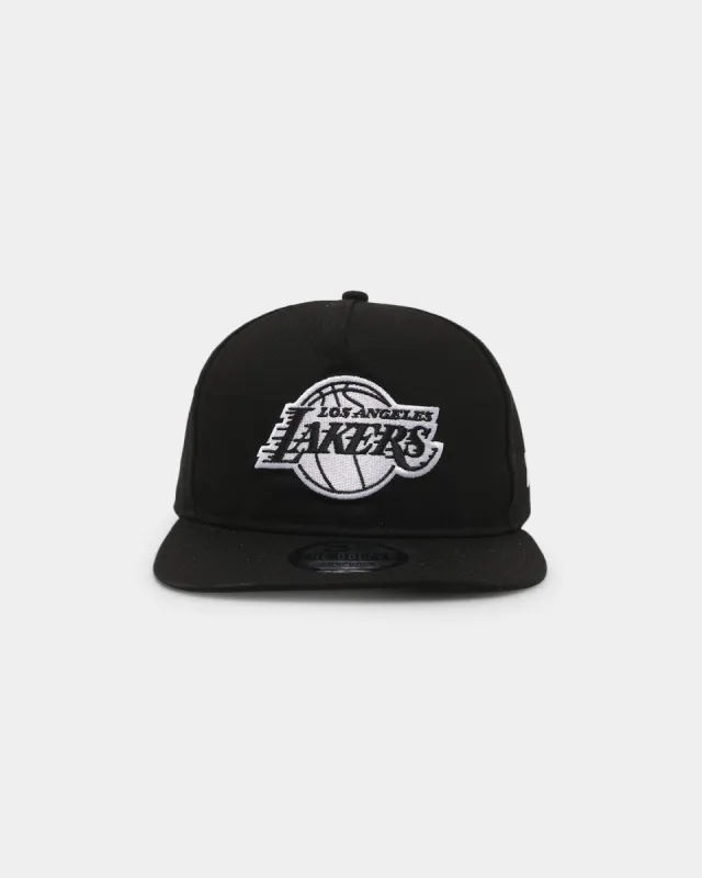 New Era Los Angeles Lakers Core Golfer Snapback Black/White sold by Culture Kings