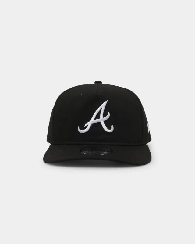 New Era Atlanta Braves Core Golfer Snapback Black/White sold by Culture Kings