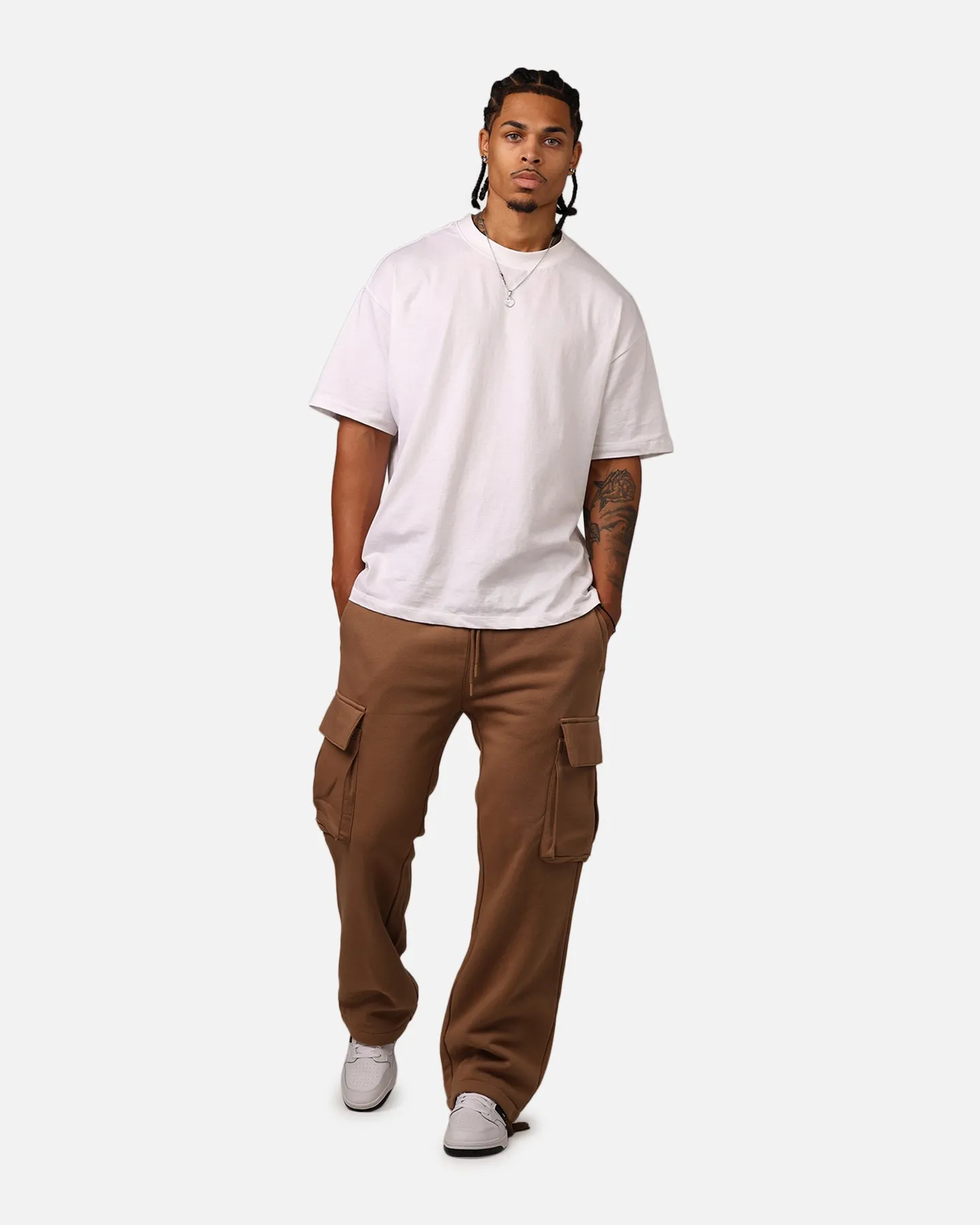 Carre Baggy Cargo Sweatpants Brown sold by Culture Kings product image thumbnail 2