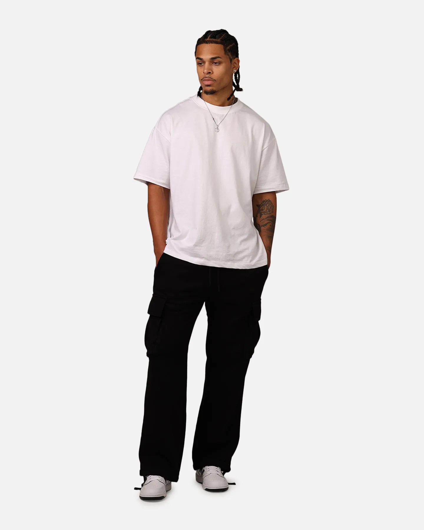 Carre Baggy Cargo Sweatpants Black sold by Culture Kings product image thumbnail 2