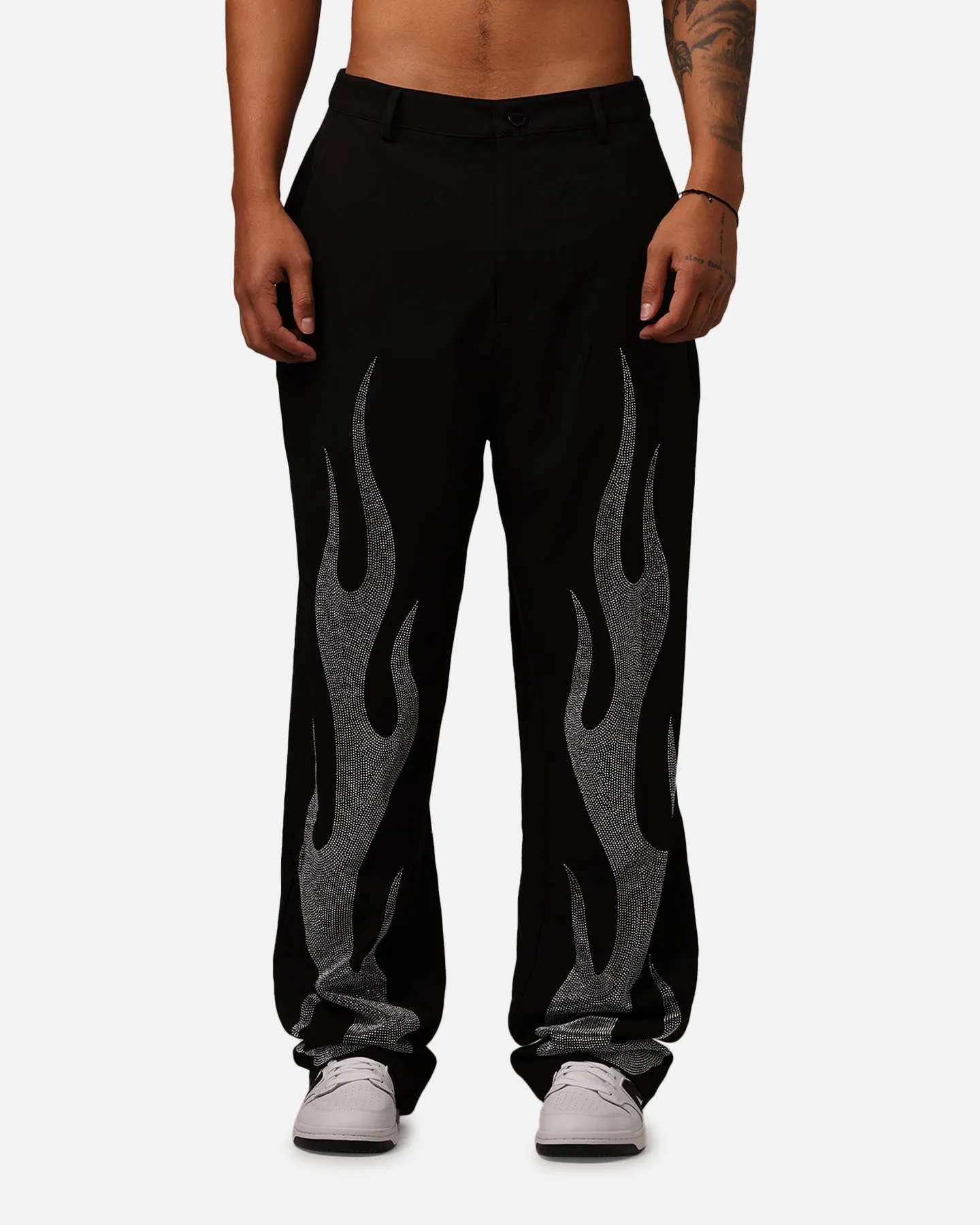 MNML Ultra Baggy Flame Crystal Pants Black sold by Culture Kings product image thumbnail 5