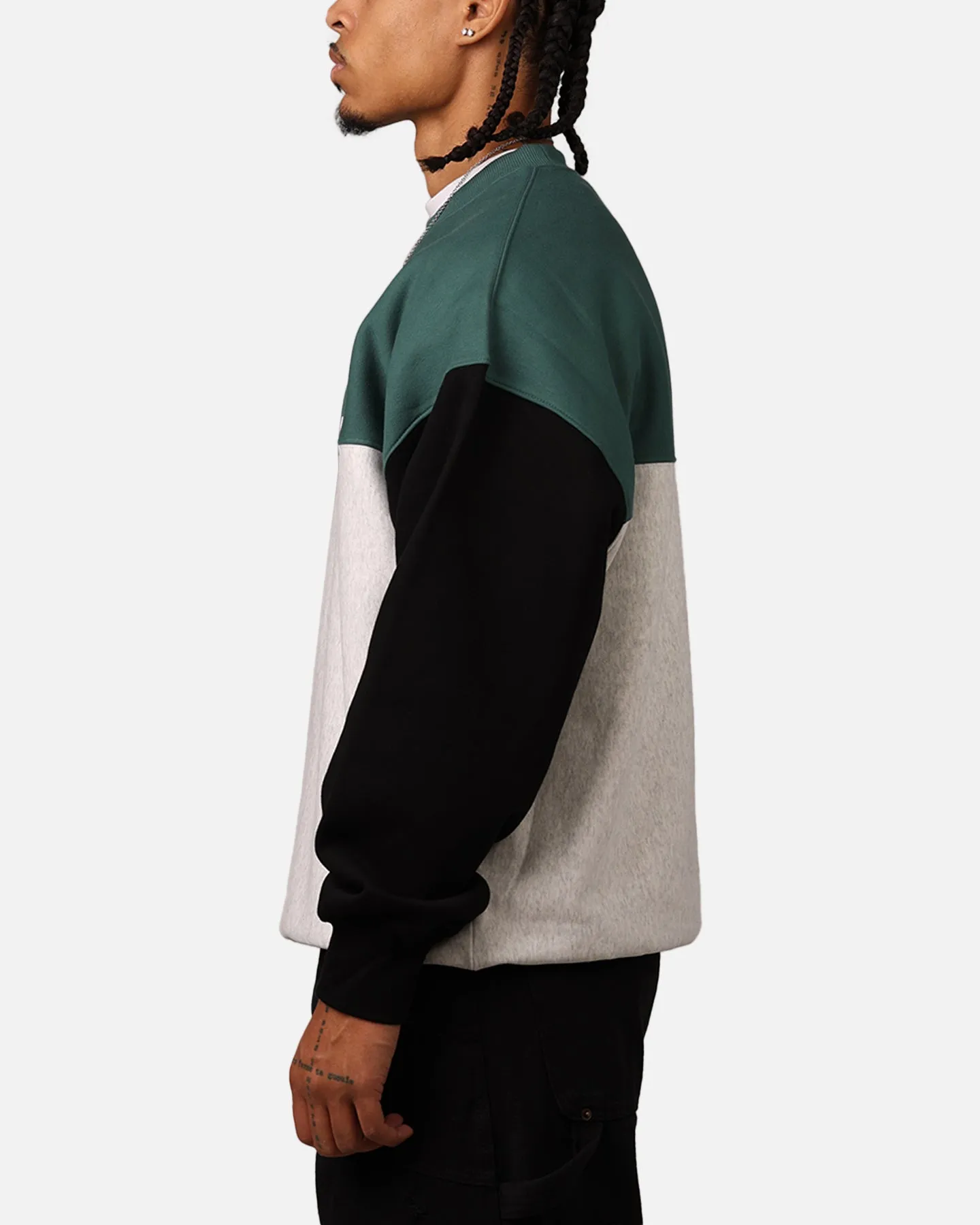 Carre Floral Oversized Panel Crewneck Black/Green sold by Culture Kings product image thumbnail 5