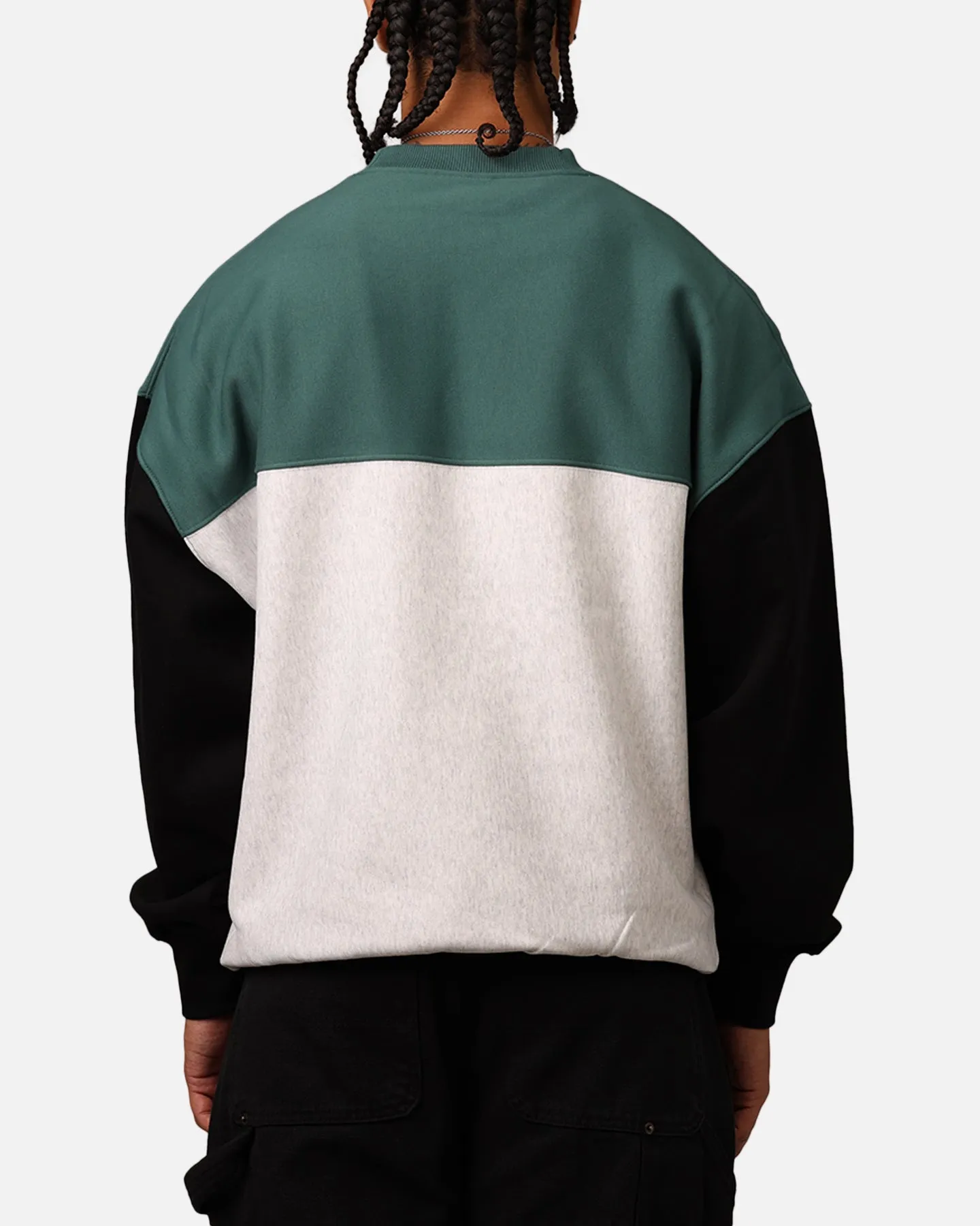 Carre Floral Oversized Panel Crewneck Black/Green sold by Culture Kings product image thumbnail 2