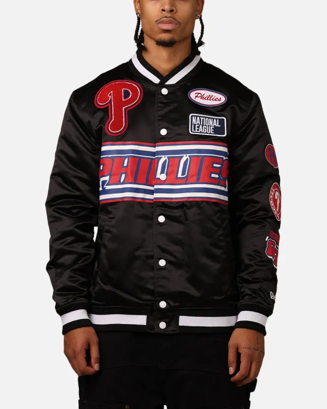 New Era Philadelphia Phillies 2024 Rally Drive Jacket Black/White sold by Culture Kings