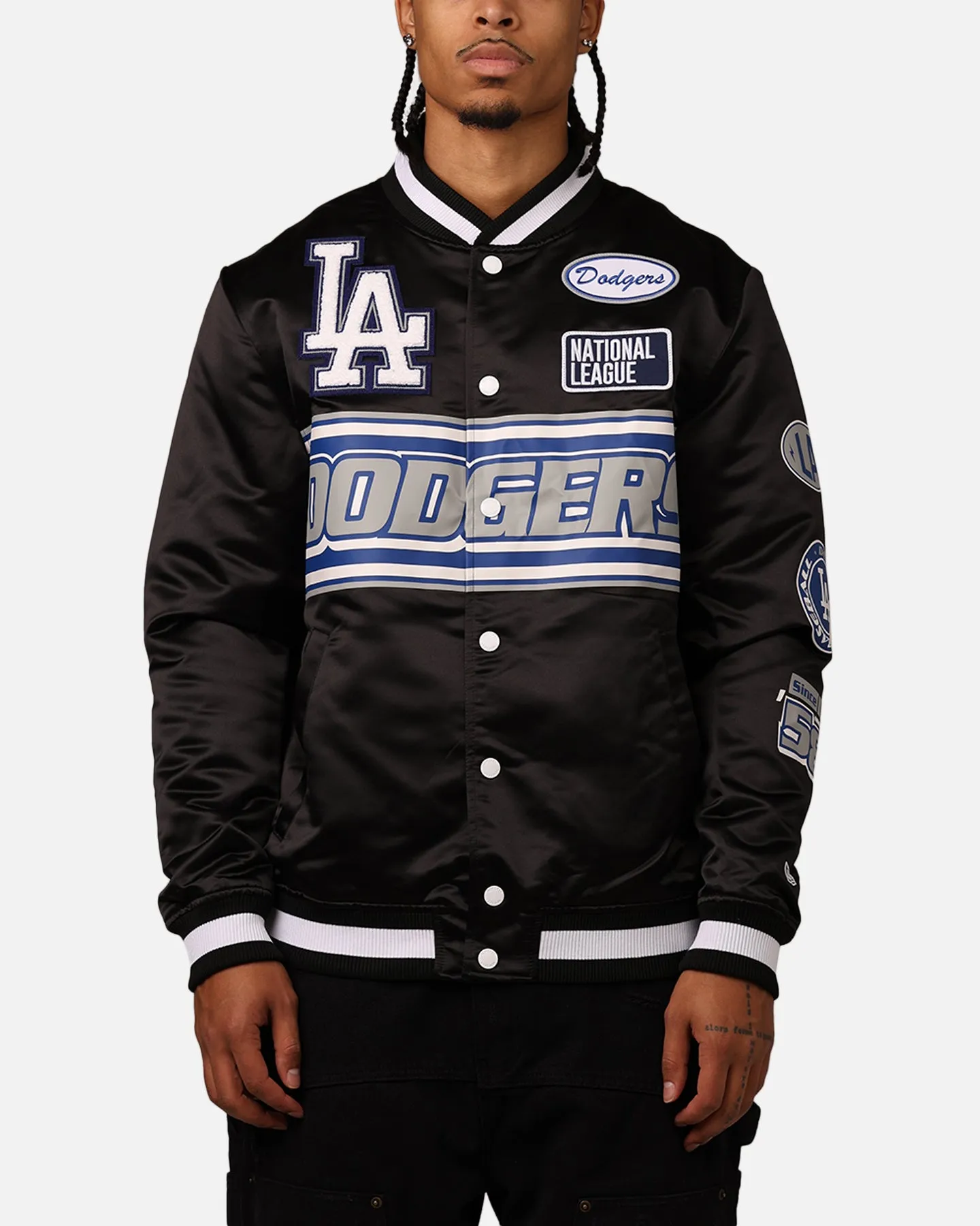 New Era Los Angeles Dodgers 2024 Rally Drive Jacket Black/White sold by Culture Kings