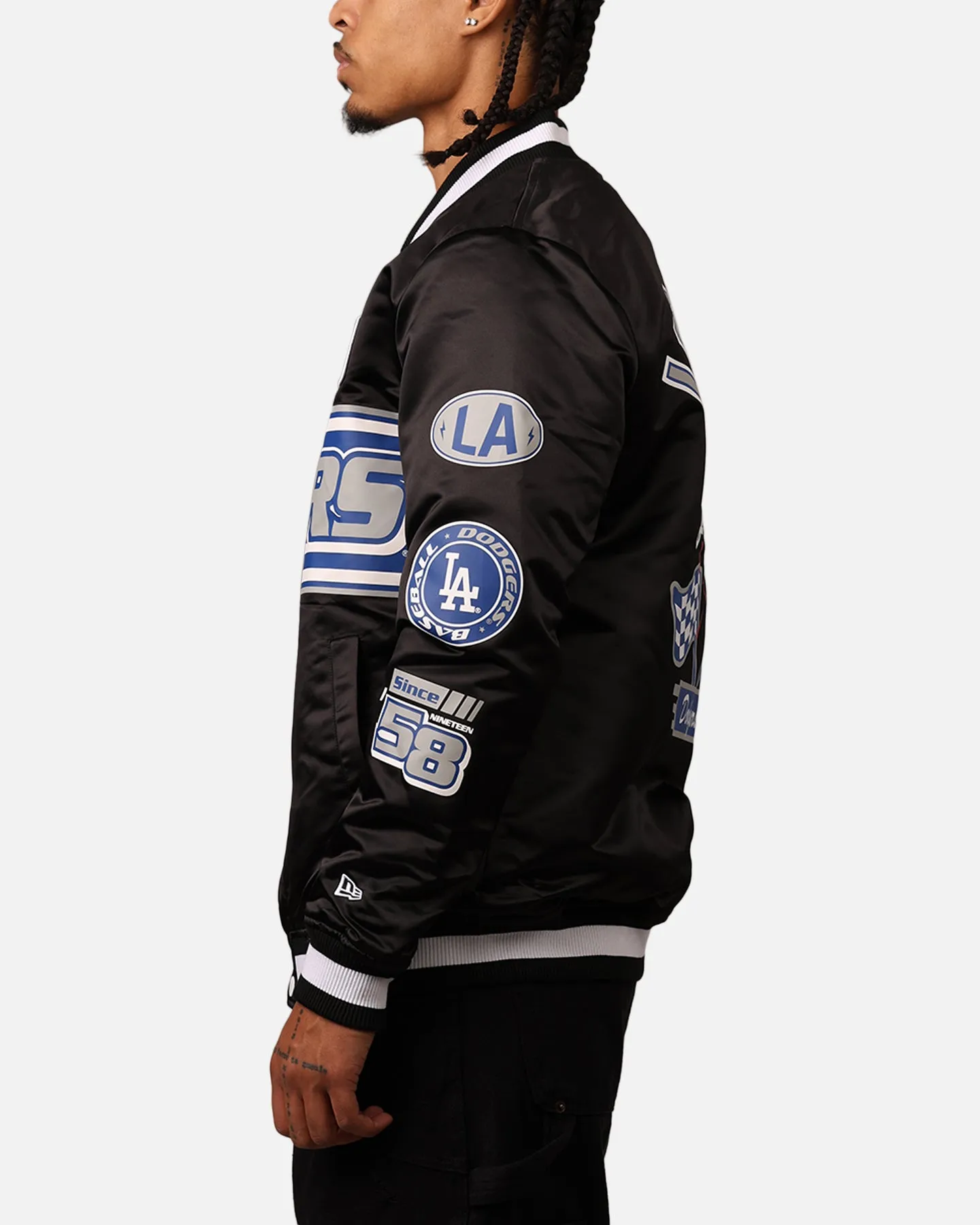 New Era Los Angeles Dodgers 2024 Rally Drive Jacket Black/White sold by Culture Kings product image thumbnail 5