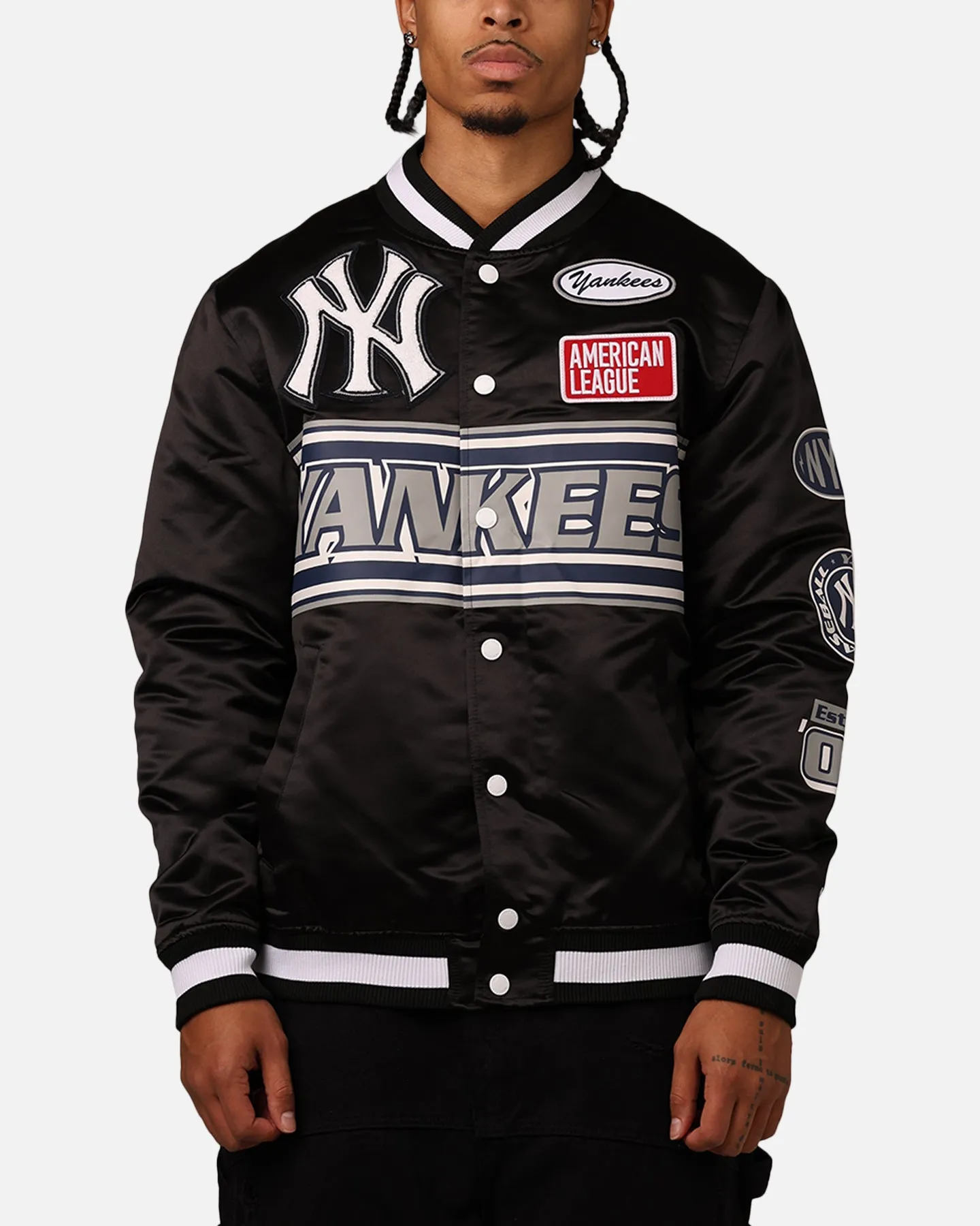 New Era New York Yankees 2024 Rally Drive Jacket Black/White sold by Culture Kings