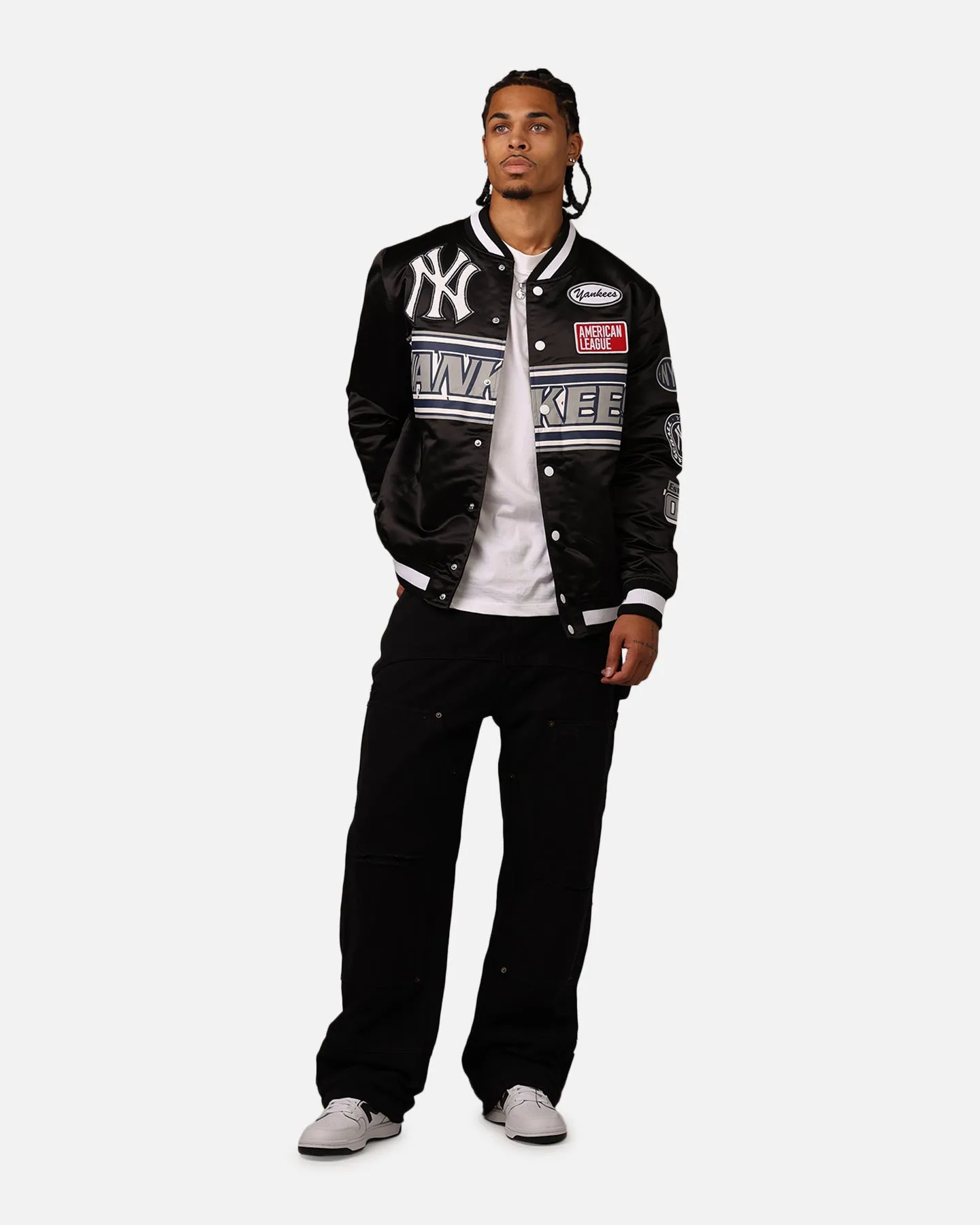 New Era New York Yankees 2024 Rally Drive Jacket Black/White sold by Culture Kings product image thumbnail 3