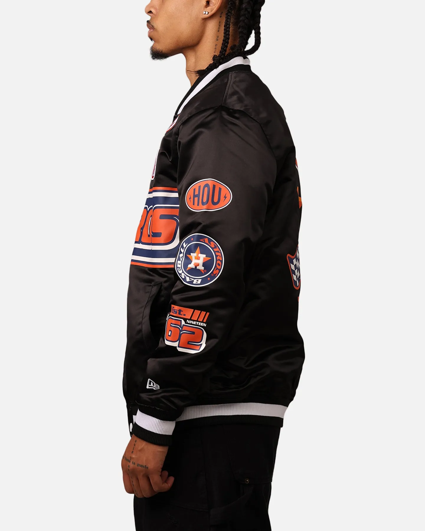 New Era Houston Astros 2024 Rally Drive Jacket Black/White sold by Culture Kings product image thumbnail 5