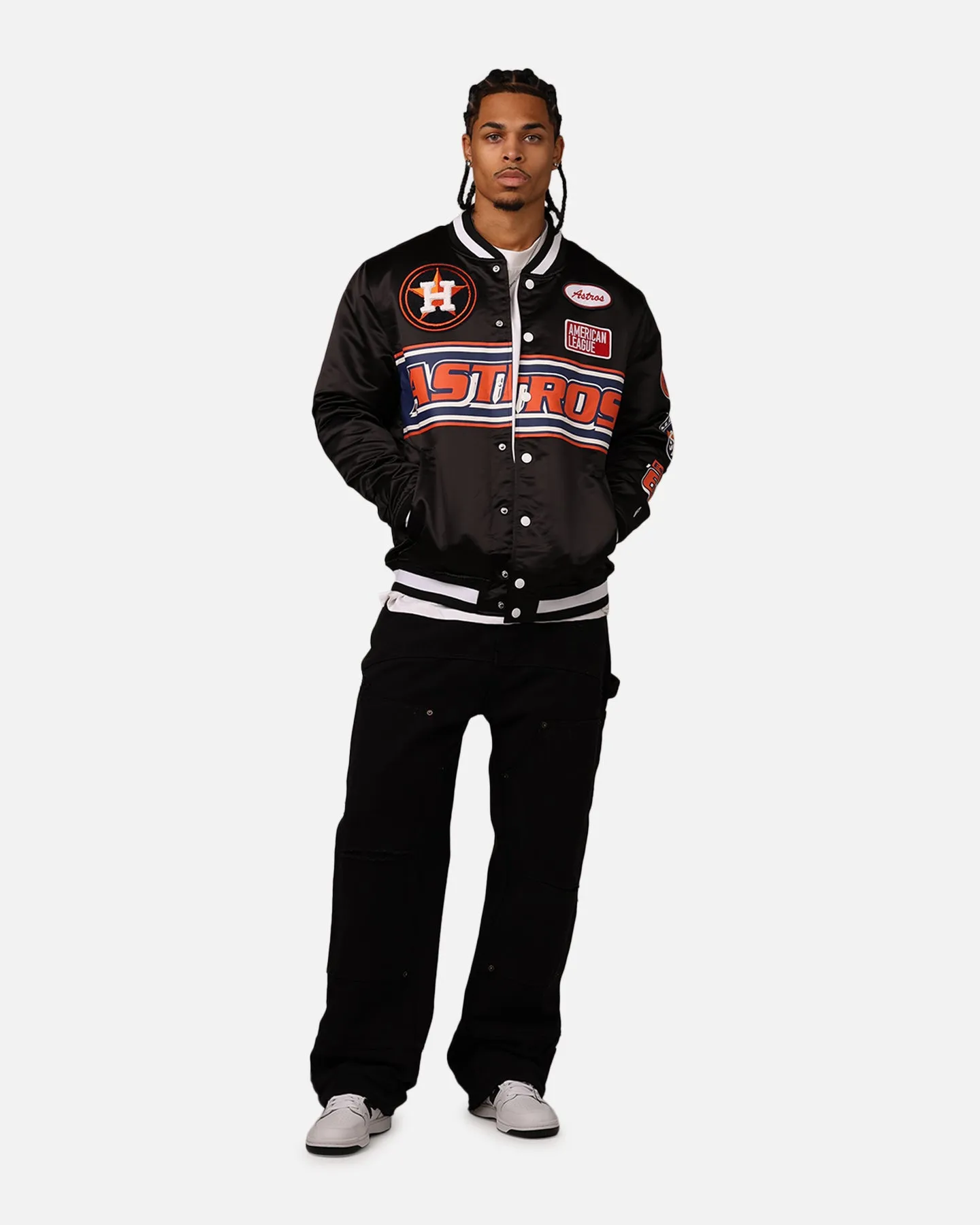 New Era Houston Astros 2024 Rally Drive Jacket Black/White sold by Culture Kings product image thumbnail 3