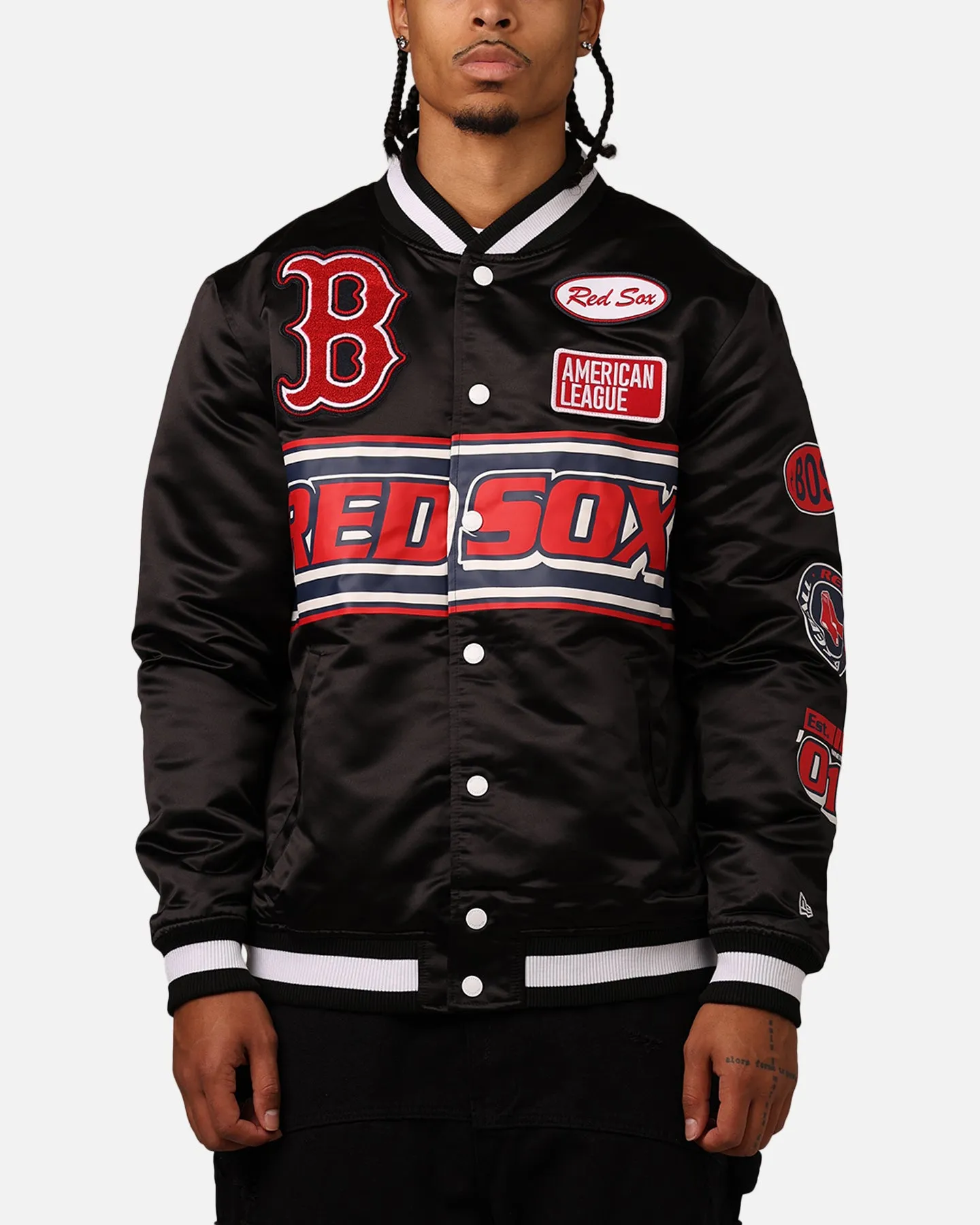 New Era Boston Red Sox 2024 Rally Drive Jacket Black/White sold by Culture Kings