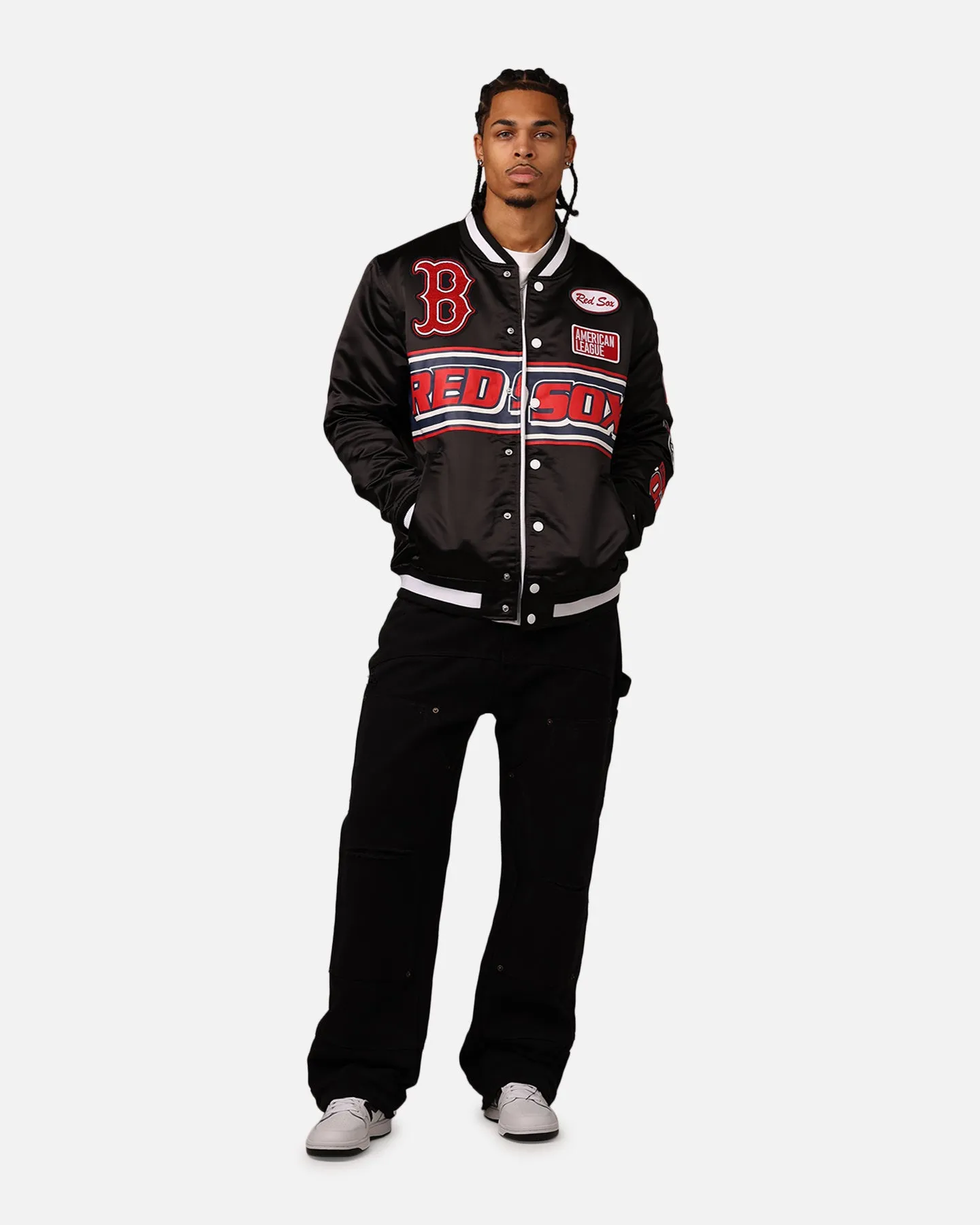 New Era Boston Red Sox 2024 Rally Drive Jacket Black/White sold by Culture Kings product image thumbnail 3