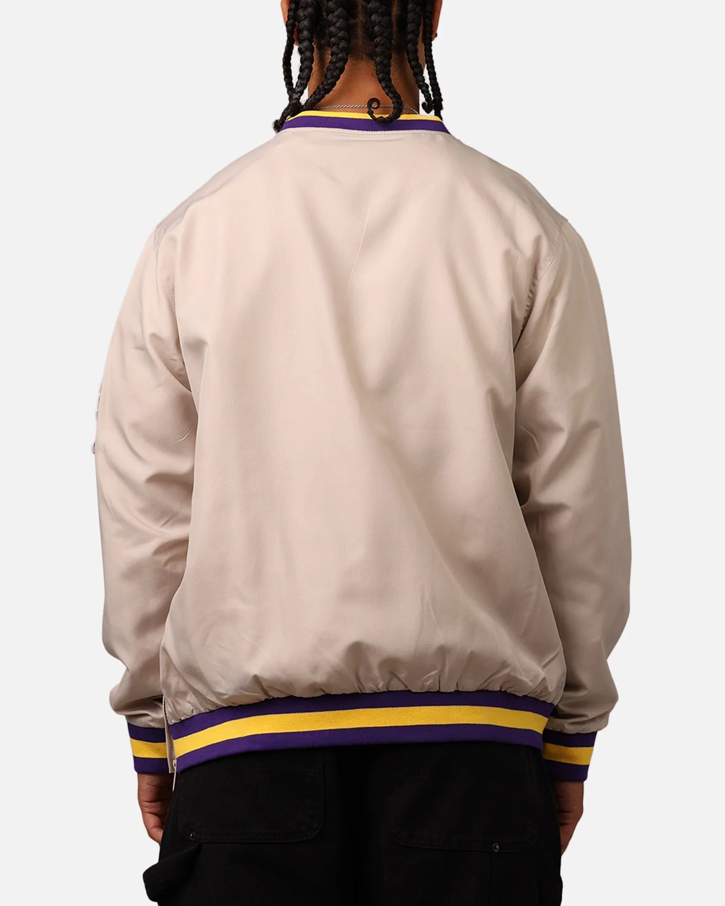 New Era Los Angeles Lakers Sports Classics Pullover Windbreaker Stone/OTC sold by Culture Kings product image thumbnail 2