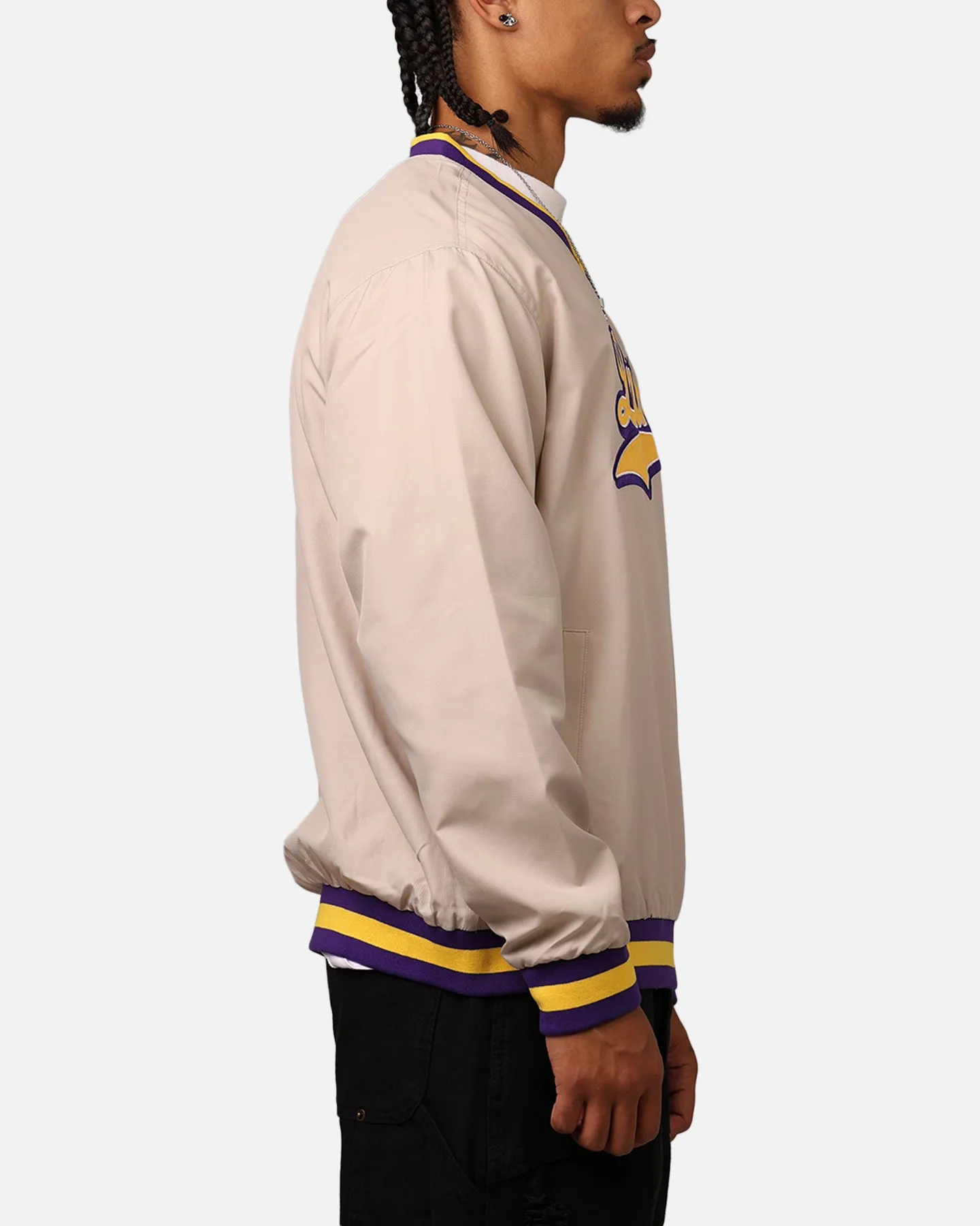 New Era Los Angeles Lakers Sports Classics Pullover Windbreaker Stone/OTC sold by Culture Kings product image thumbnail 4