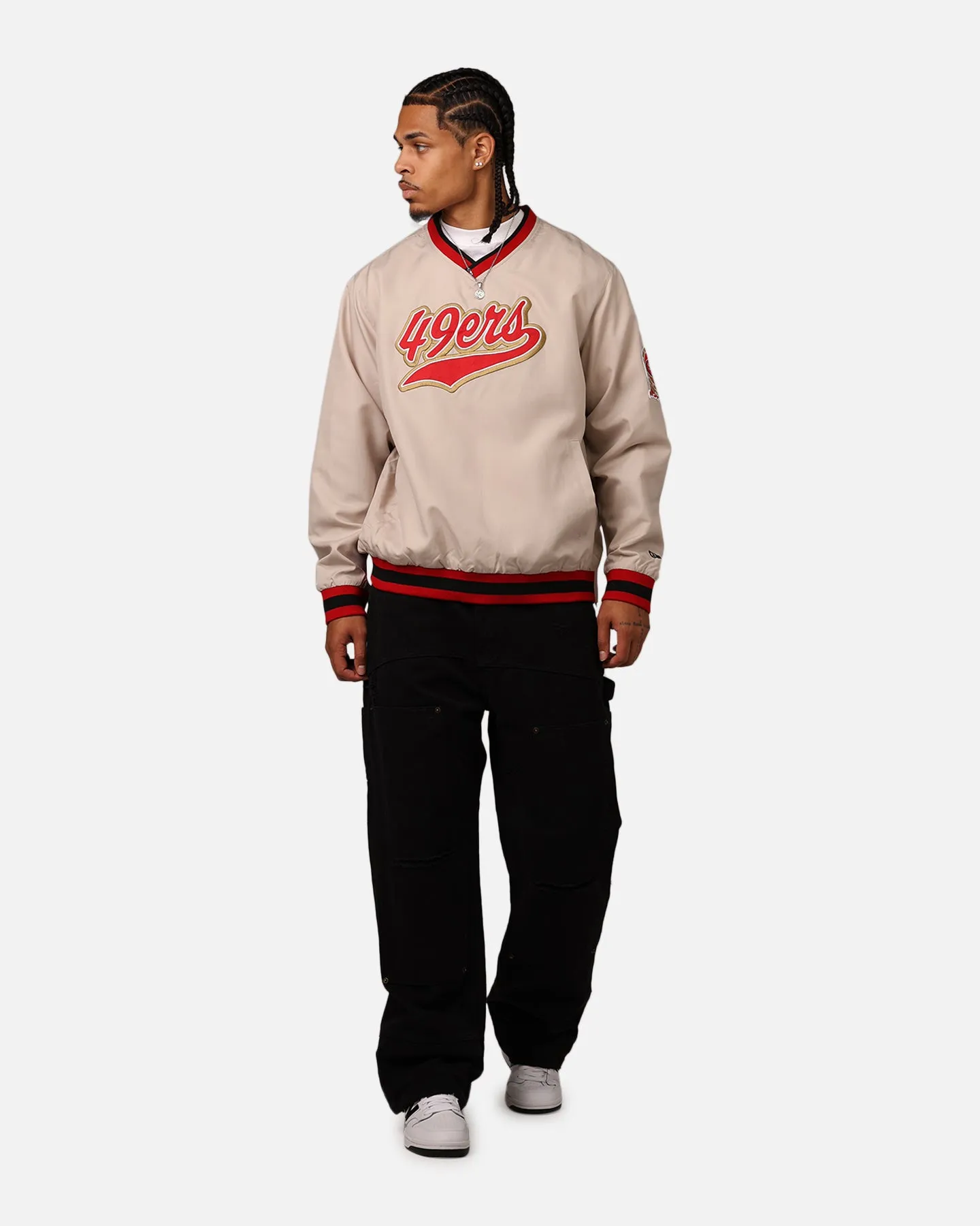 New Era San Francisco 49ers Sports Classics Pullover Windbreaker Stone/OTC sold by Culture Kings product image thumbnail 3
