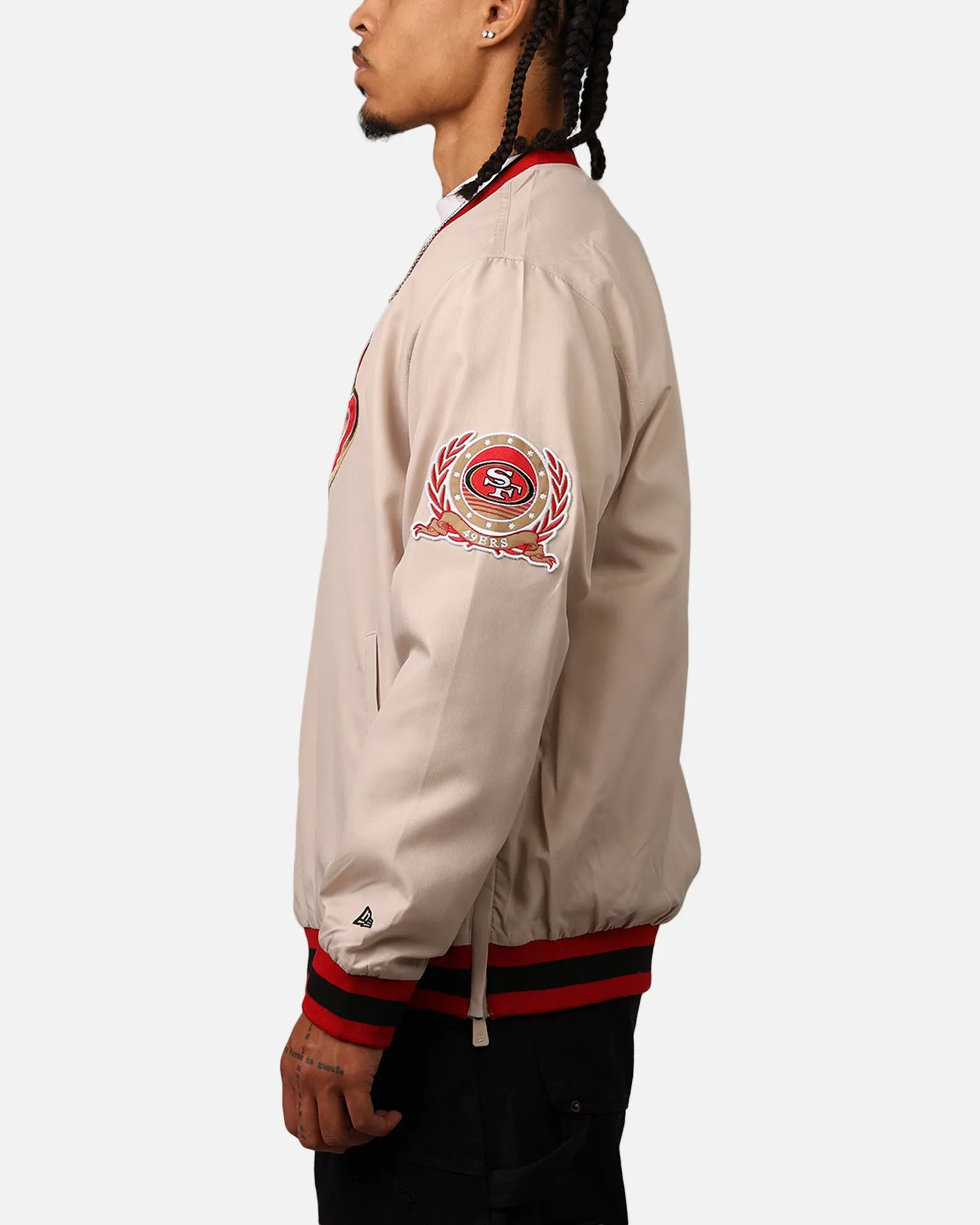 New Era San Francisco 49ers Sports Classics Pullover Windbreaker Stone/OTC sold by Culture Kings product image thumbnail 5