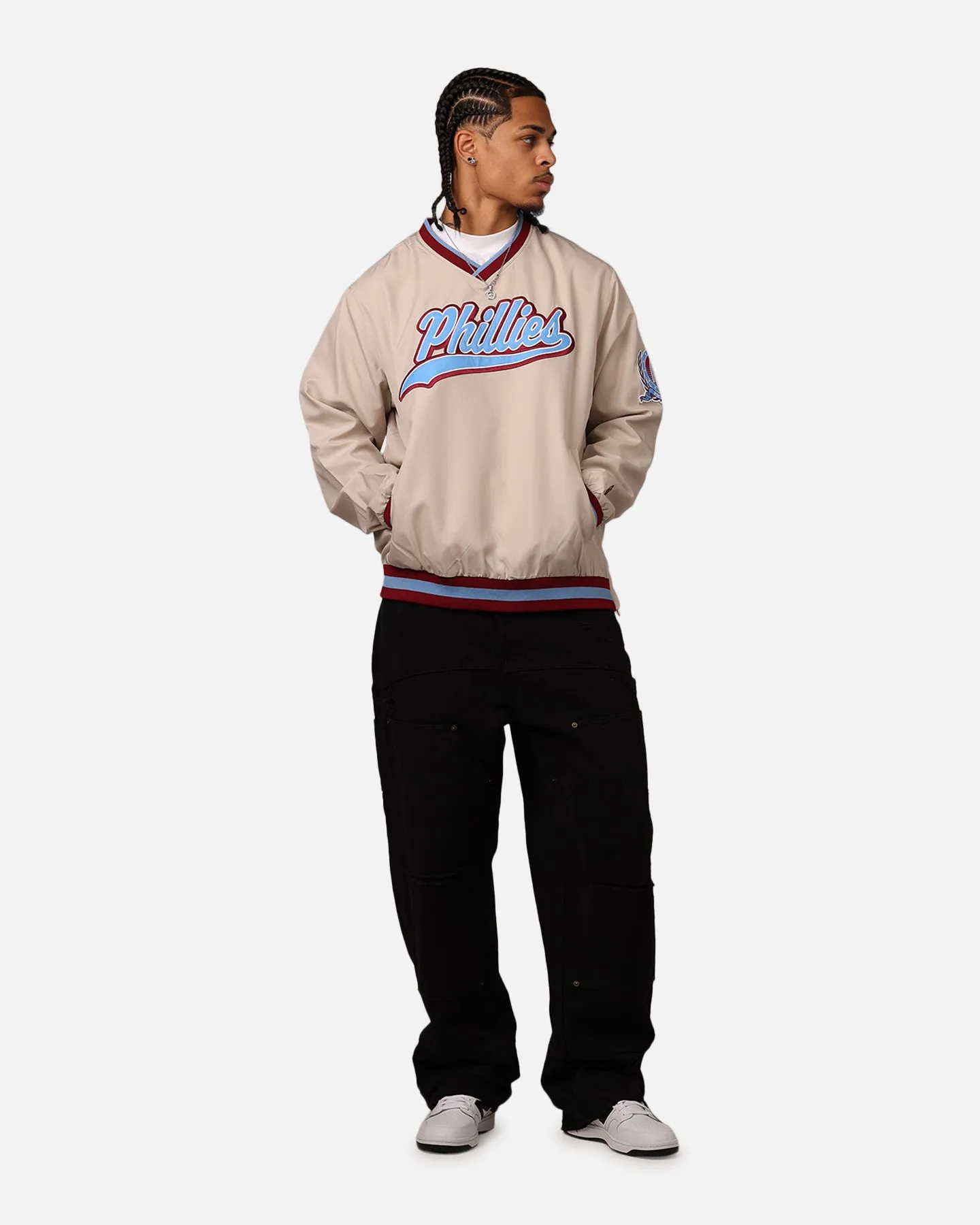 New Era Philadelphia Phillies Sports Classics Pullover Windbreaker Stone/OTC sold by Culture Kings product image thumbnail 3