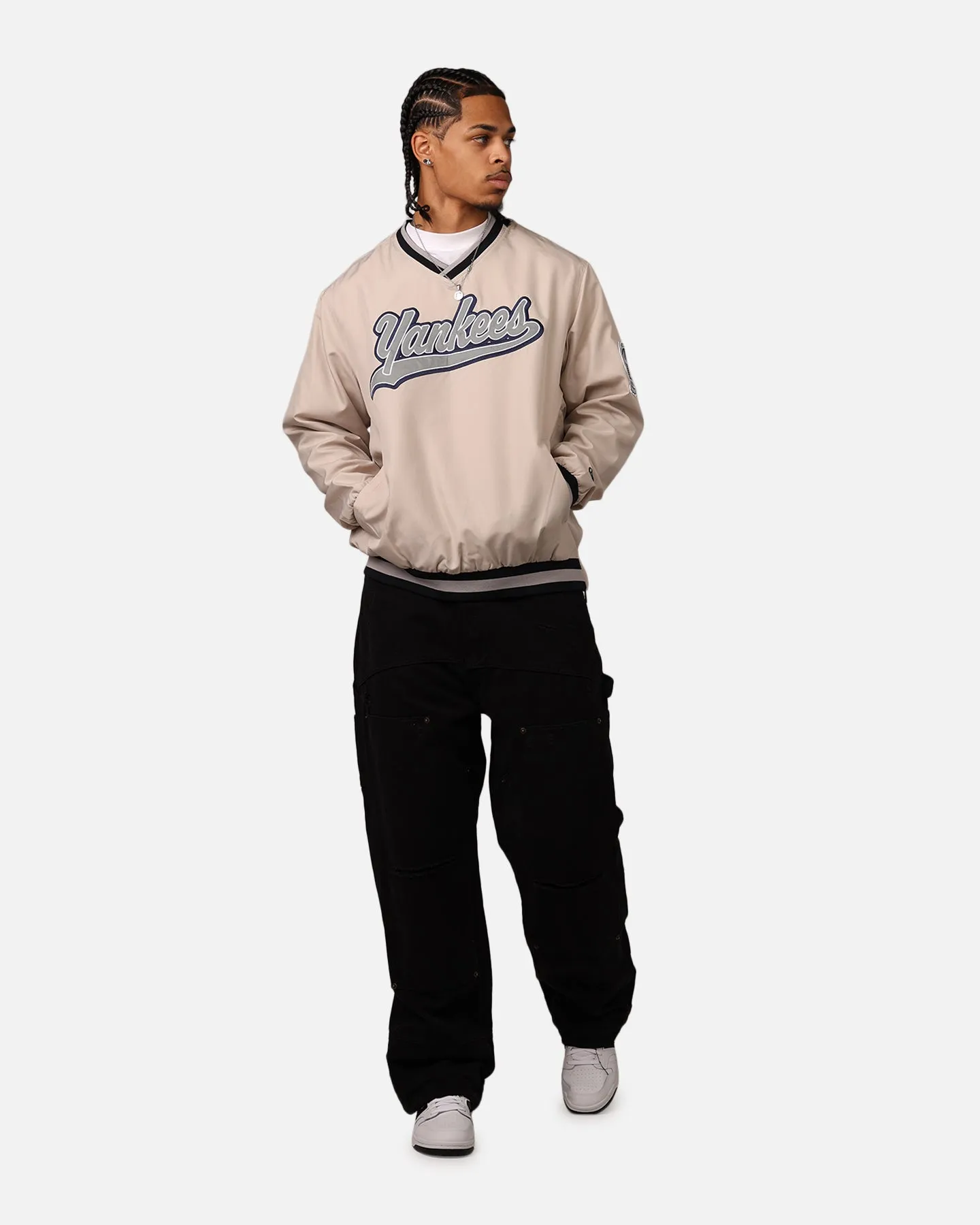 New Era New York Yankees Sports Classics Pullover Windbreaker Stone/OTC sold by Culture Kings product image thumbnail 3