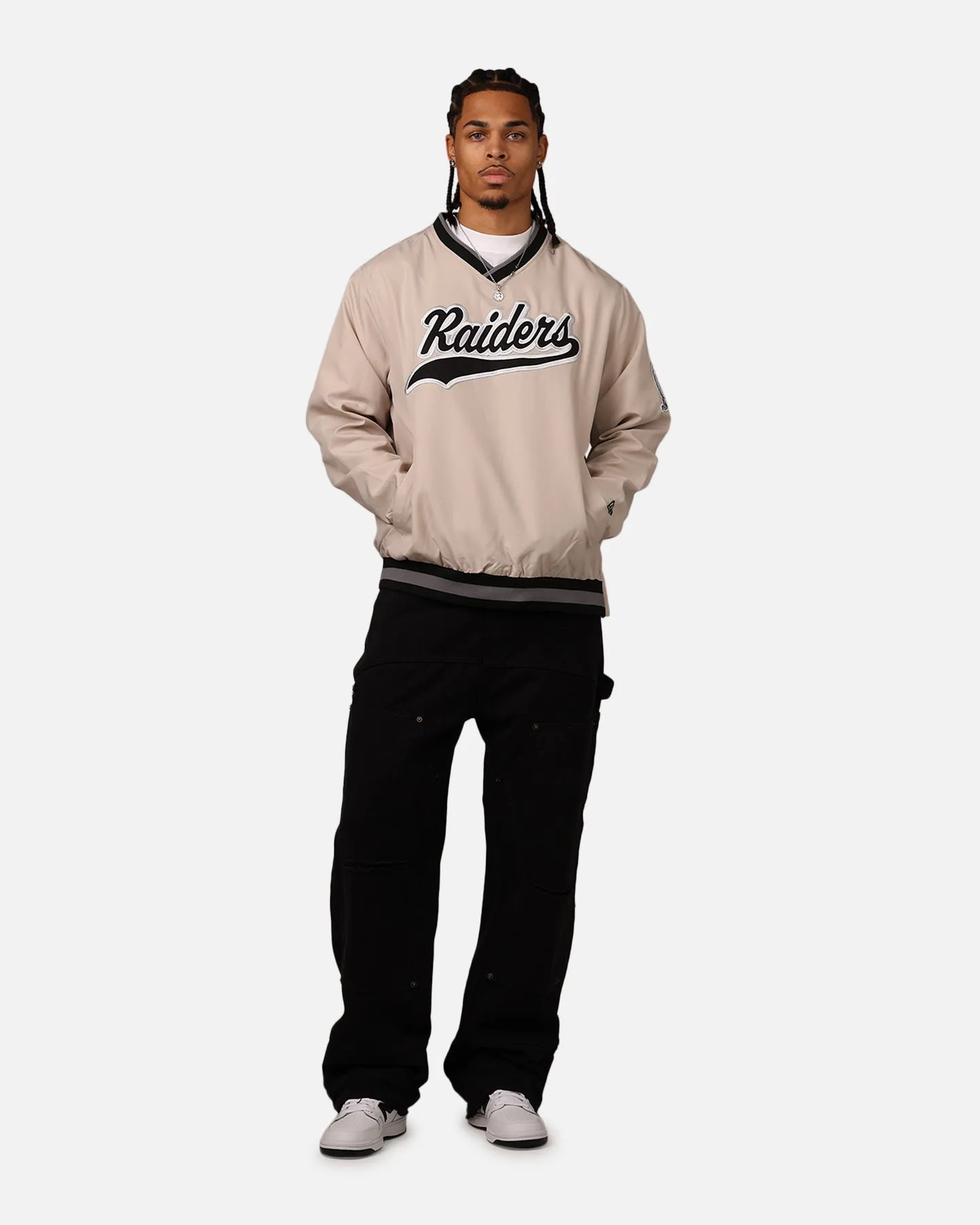 New Era Las Vegas Raiders Sports Classics Pullover Windbreaker Stone/OTC sold by Culture Kings product image thumbnail 3