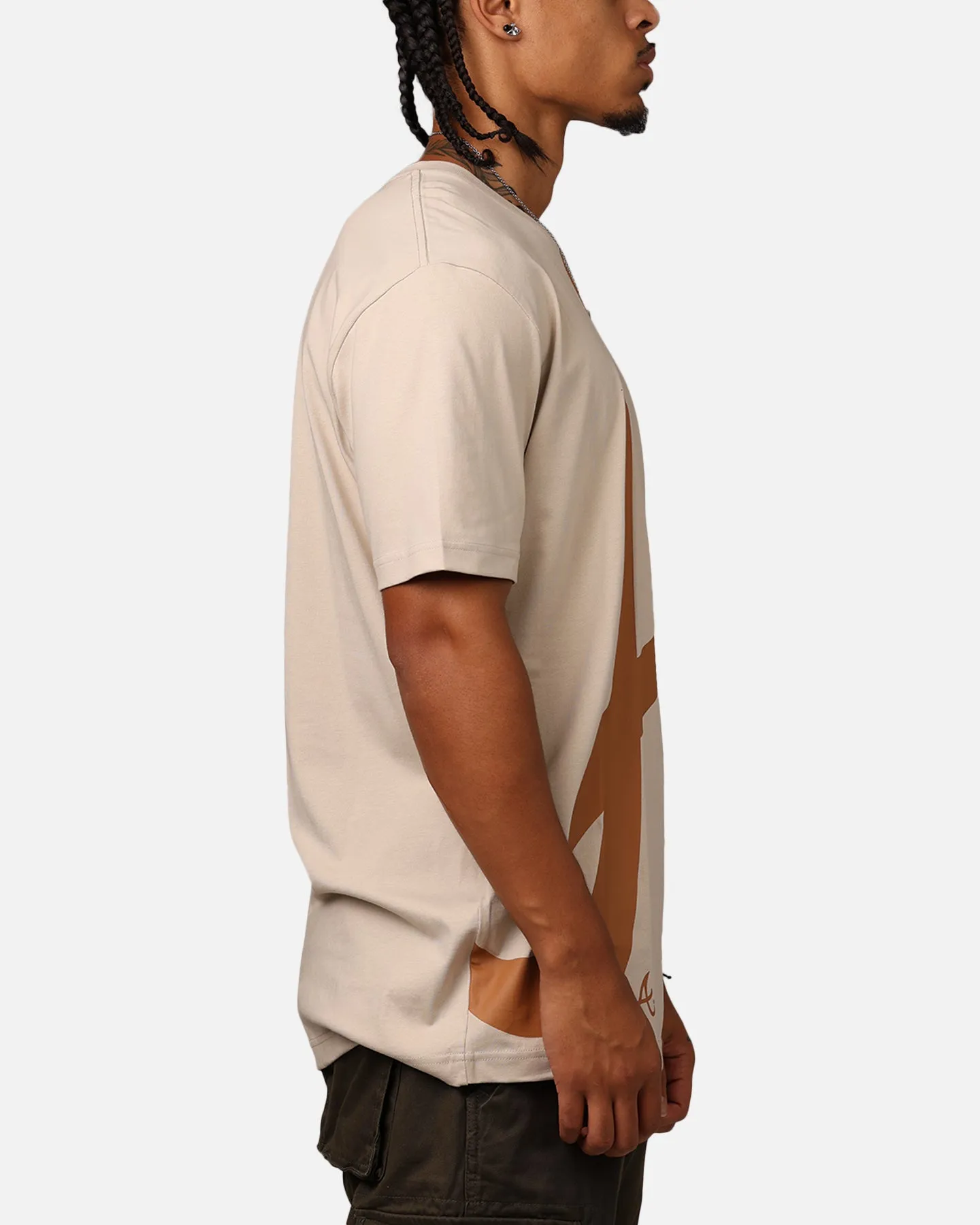 New Era Atlanta Braves Colour Pack T-Shirt Light Beige sold by Culture Kings product image thumbnail 4