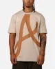 New Era Atlanta Braves Colour Pack T-Shirt Light Beige sold by Culture Kings