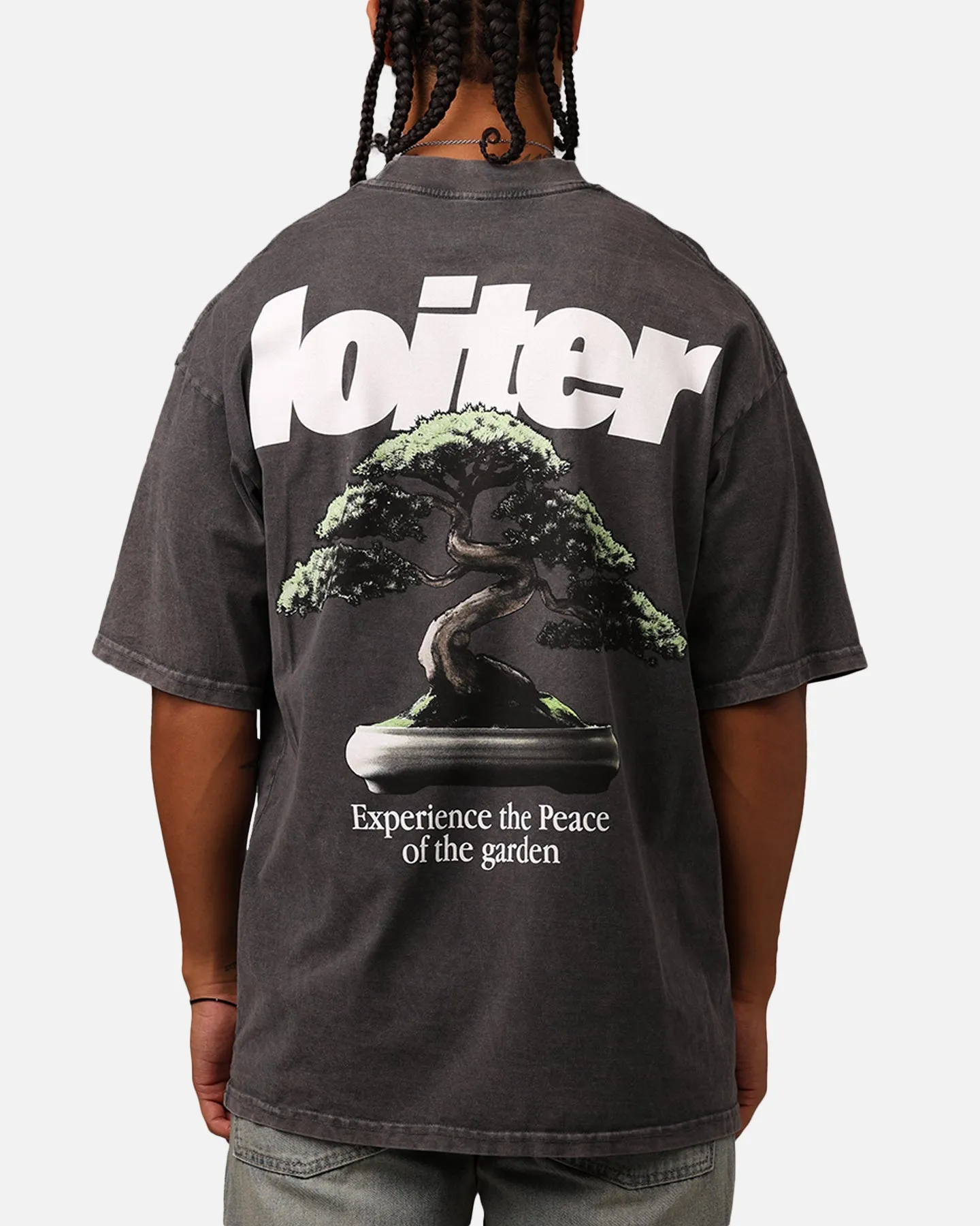 Loiter Bonsai Mock T-Shirt Charcoal sold by Culture Kings
