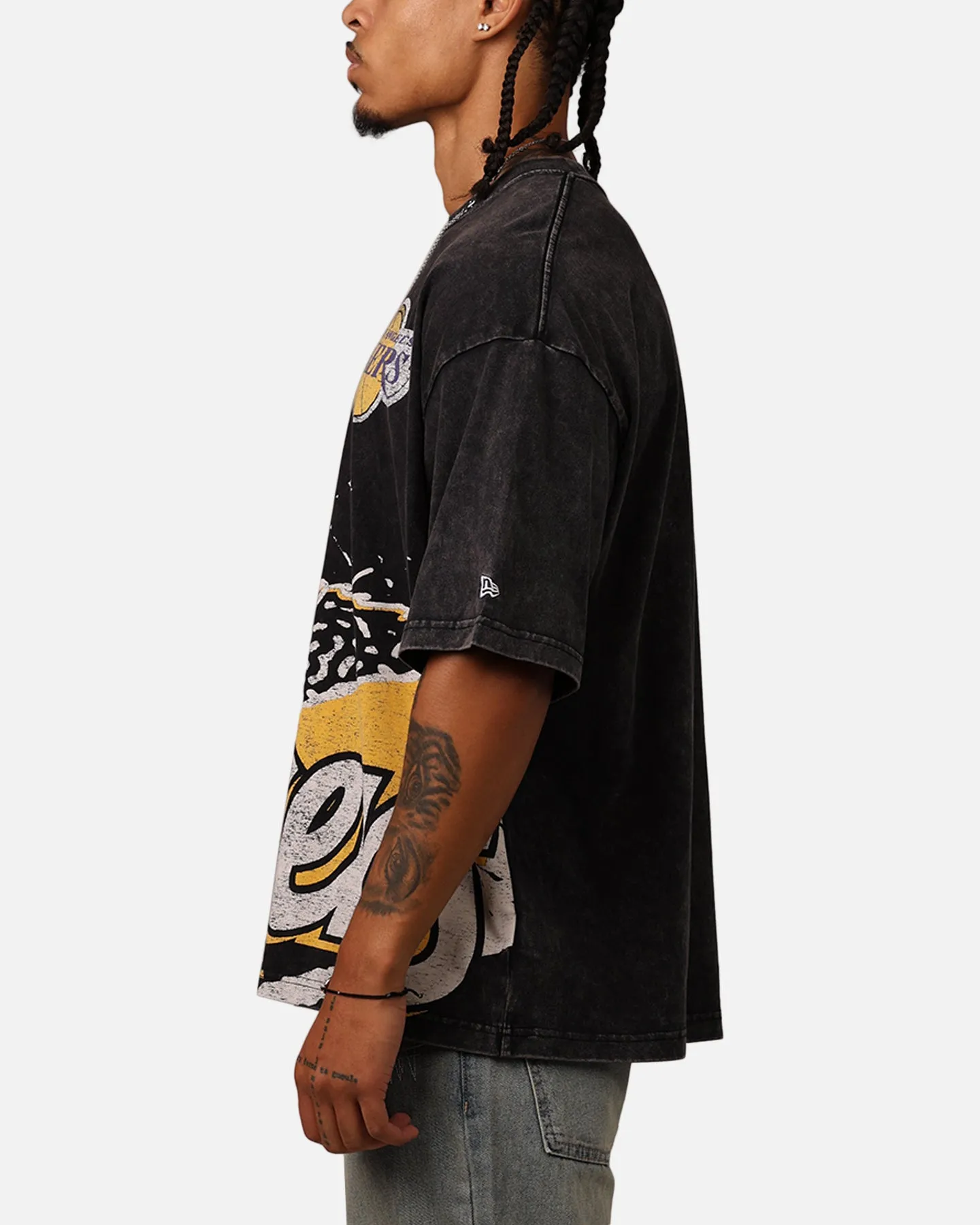 New Era Los Angeles Lakers Sport Class T-Shirt Washed Black sold by Culture Kings product image thumbnail 5
