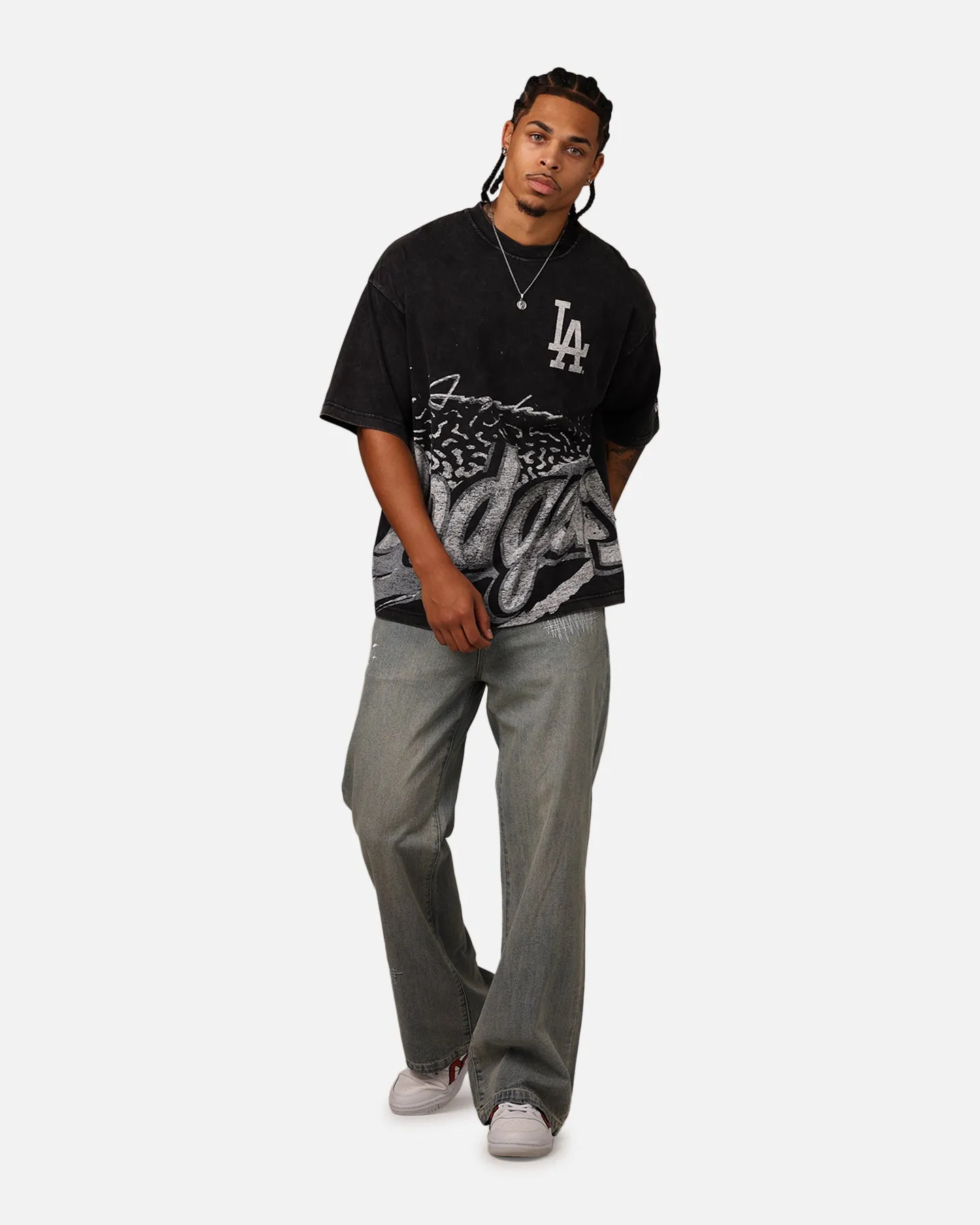 New Era Los Angeles Dodgers Sport Class T-Shirt Washed Black sold by Culture Kings product image thumbnail 3