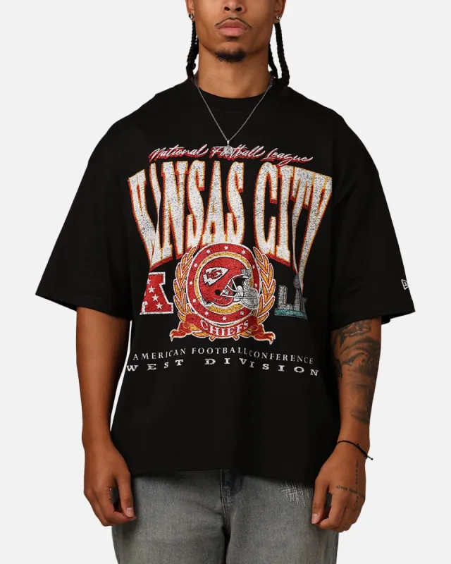 New Era Kansas City Chiefs Oversized Essentials T-Shirt Black sold by Culture Kings