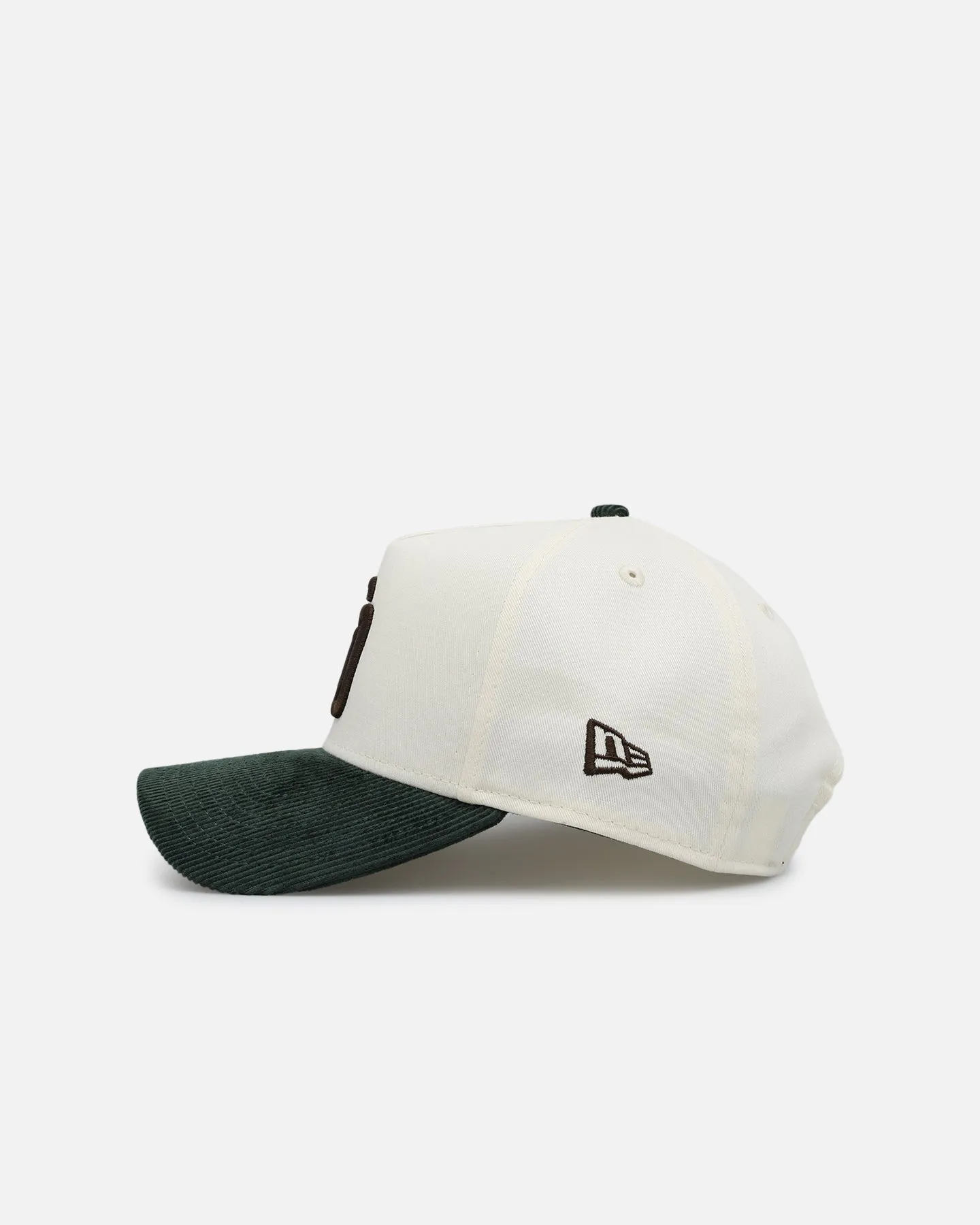 New Era San Diego Padres 'Chrome White Green' Corduroy Visor 9FORTY A-Frame Snapback Chrome sold by Culture Kings product image thumbnail 5
