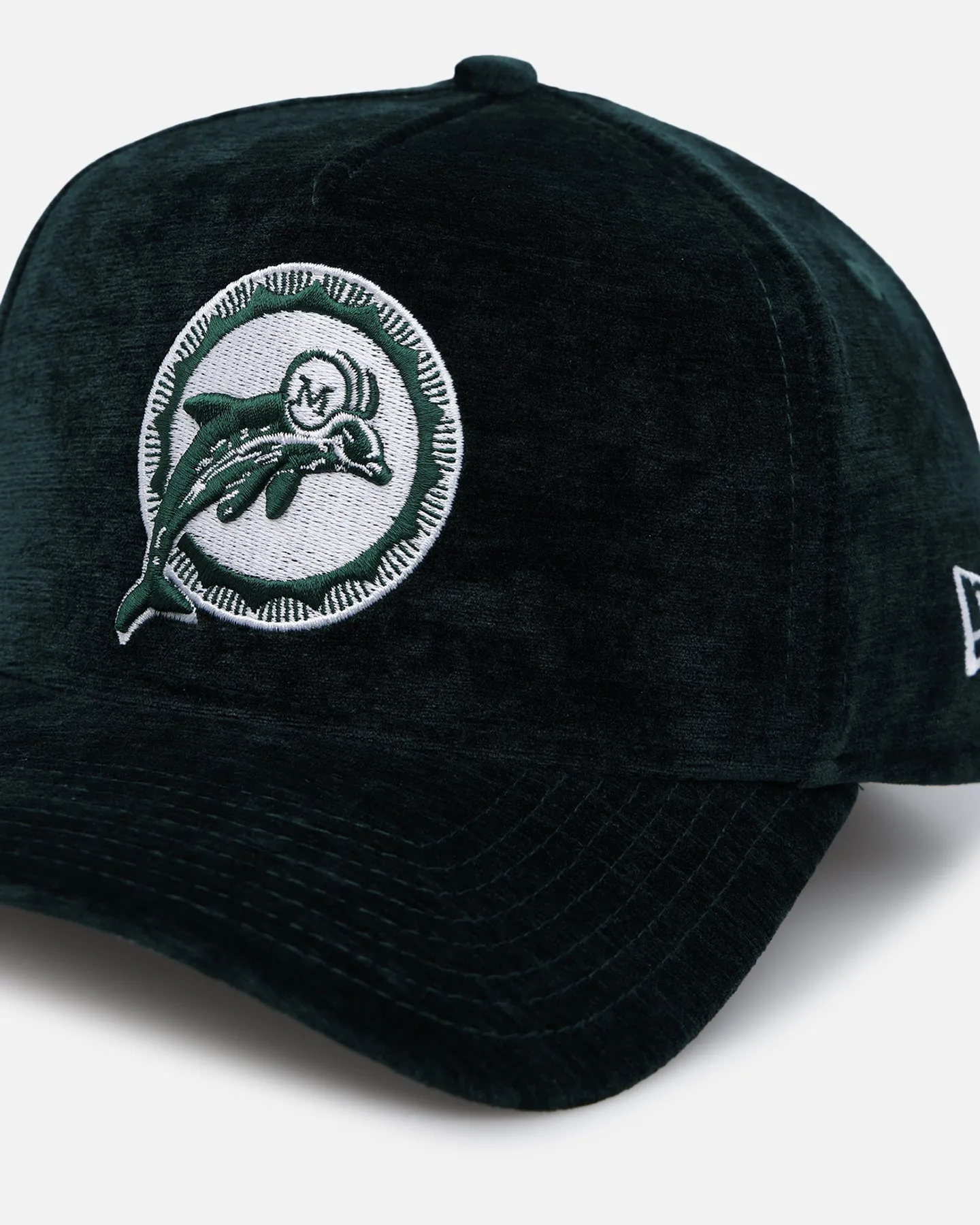 New Era Miami Dolphins 'Plush Chenille' 9FORTY A-Frame Snapback Dark Green sold by Culture Kings product image thumbnail 2
