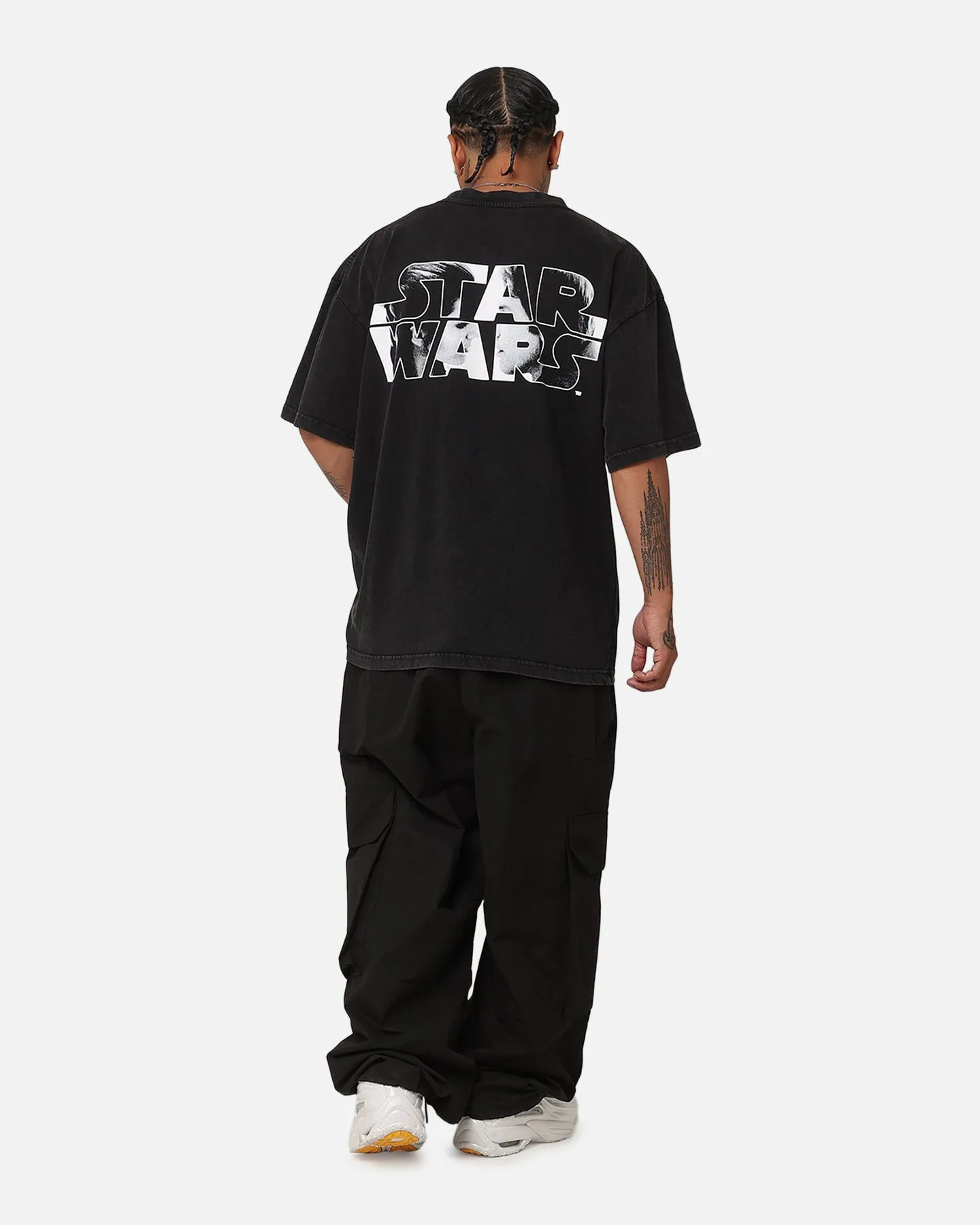 Star Wars Princess Leia Vintage T-Shirt Black Acidwash sold by Culture Kings product image thumbnail 4