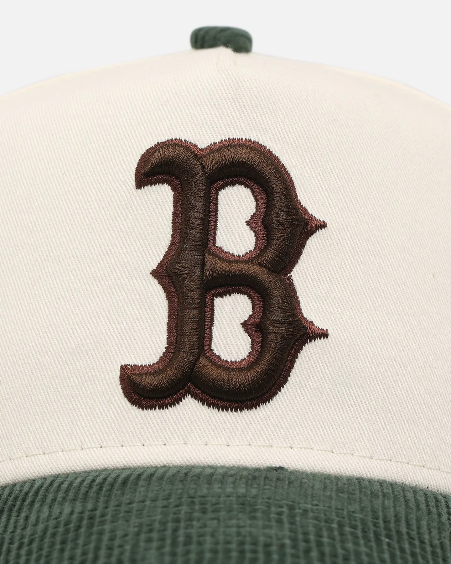 New Era Boston Red Sox 'Chrome White Green' Corduroy Visor 9FORTY A-Frame Snapback Chrome sold by Culture Kings product image thumbnail 5