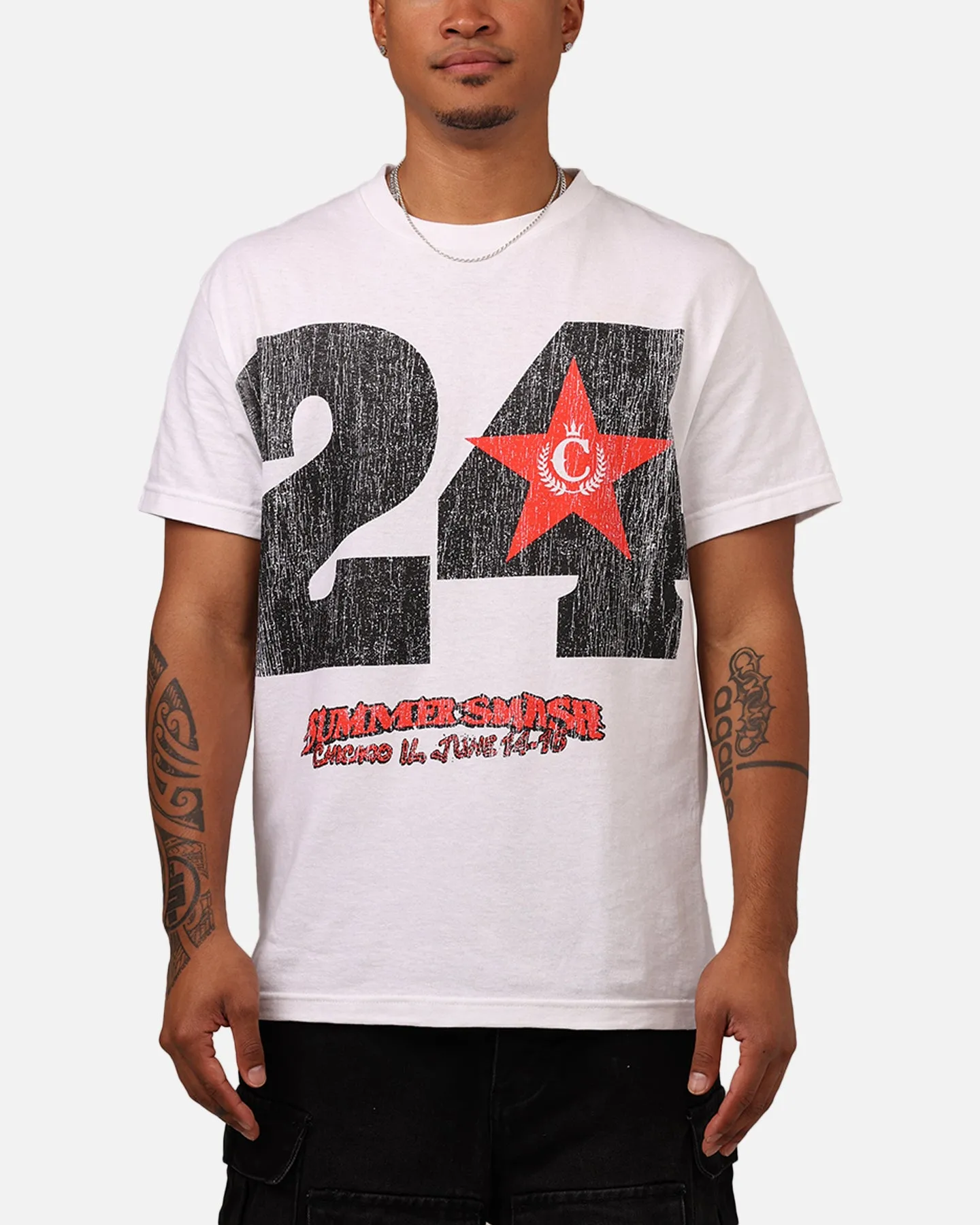 Summer Smash Line Up Vintage T-Shirt Off White sold by Culture Kings