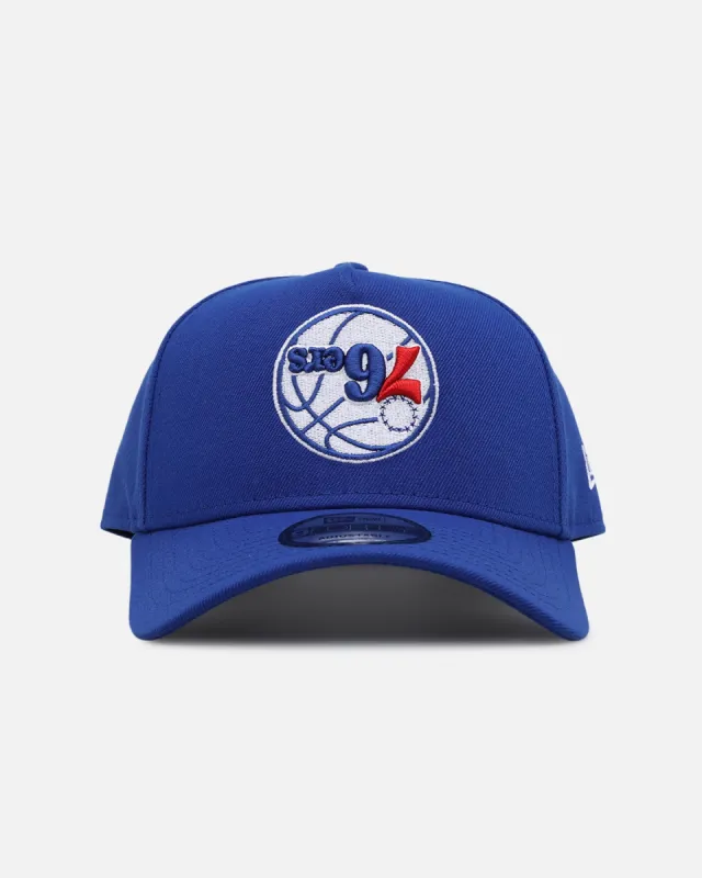 New Era Philadelphia 76ers 'Upside Down NBA' 9FORTY A-Frame Snapback Blue sold by Culture Kings