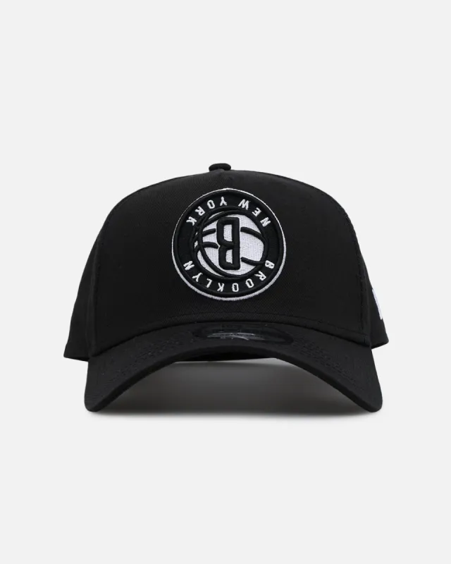New Era Brooklyn Nets 'Upside Down NBA' 9FORTY A-Frame Snapback Black sold by Culture Kings