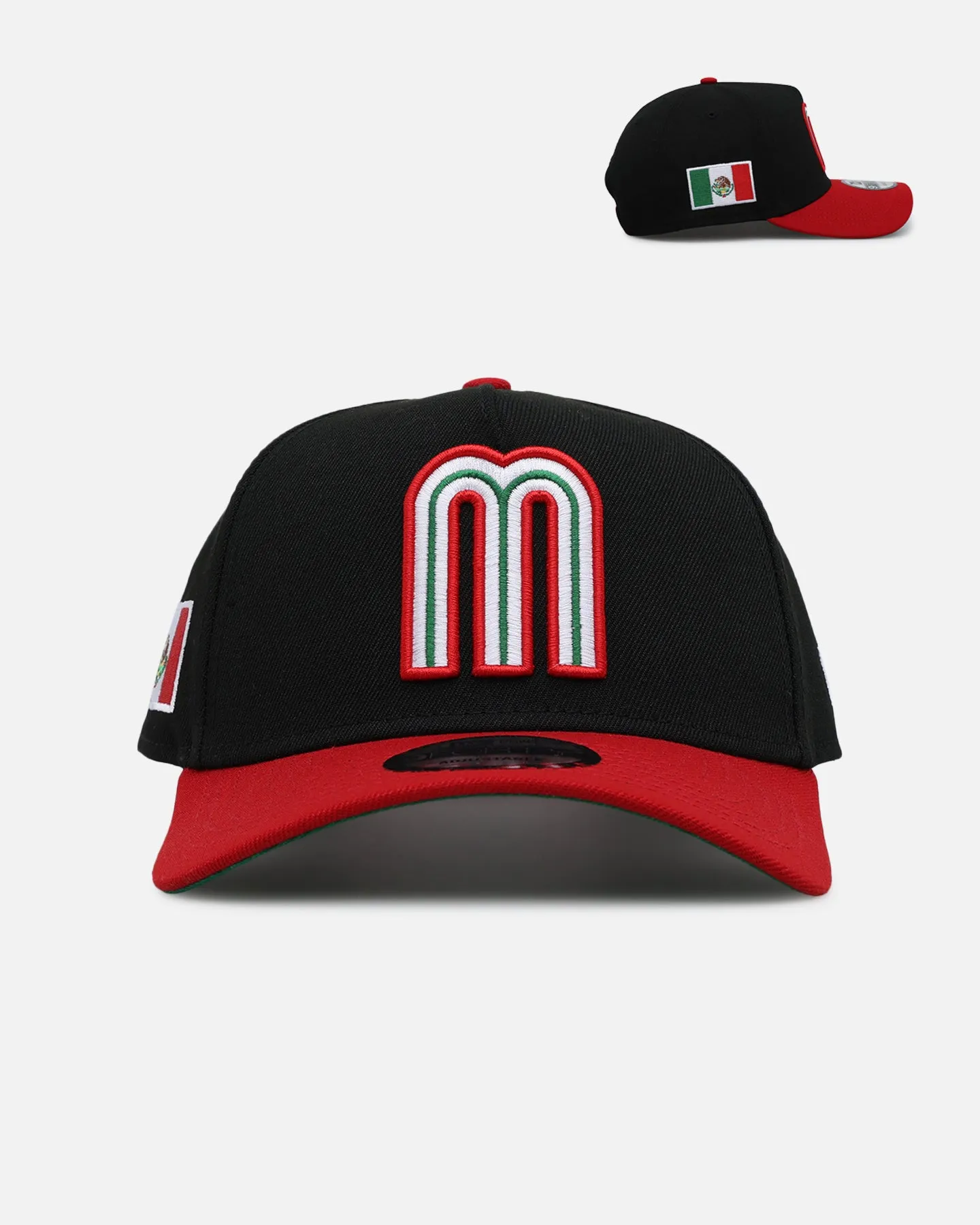 New Era Mexico National Baseball Team 'Mexico Variety Pack' 9FORTY A-Frame Snapback Black/Red sold by Culture Kings