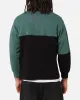 Carre Block Rugby Polo Shirt Green/Black sold by Culture Kings