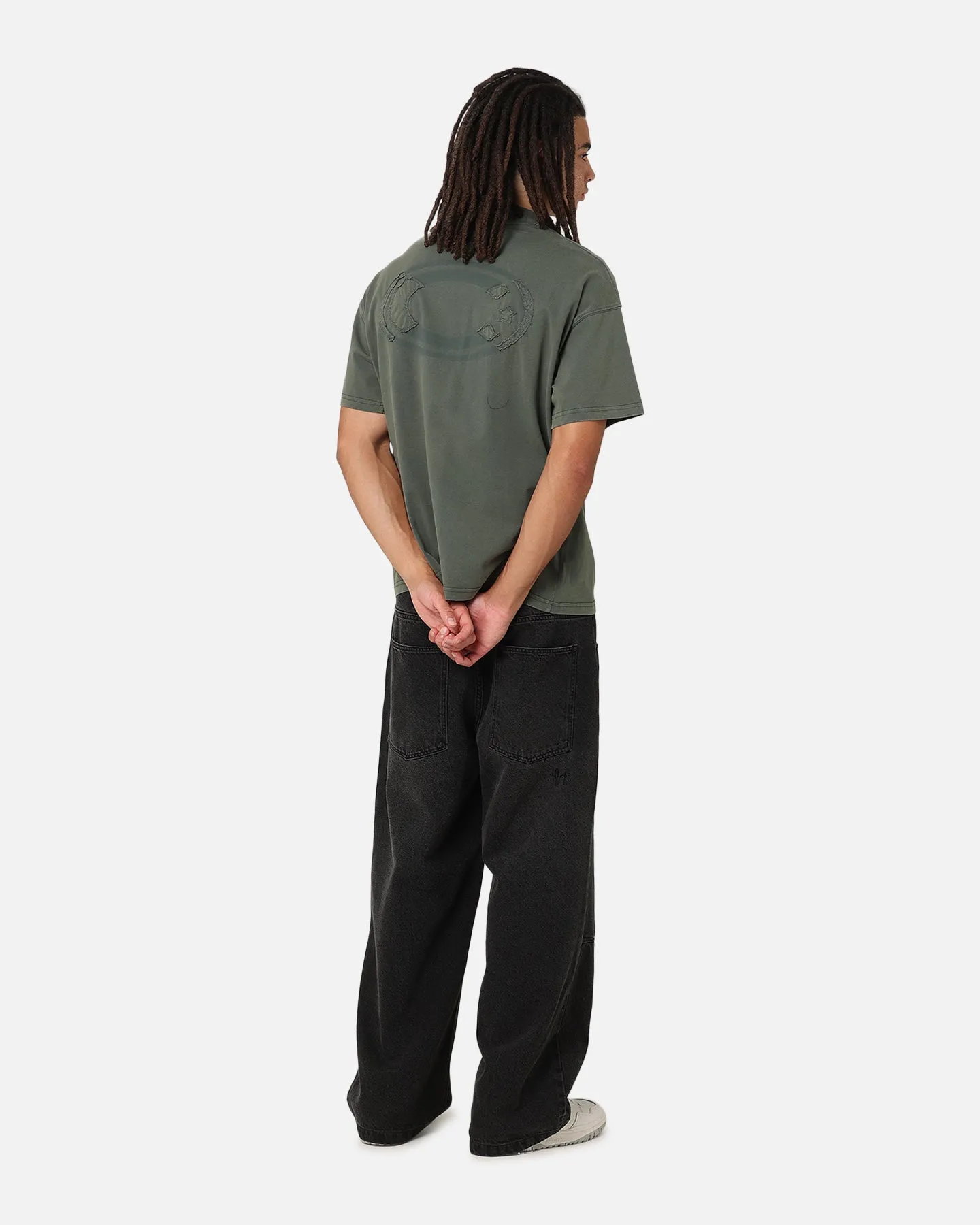 Carre Con-Star Oversized T-Shirt Rinsed Moss Green sold by Culture Kings product image thumbnail 4
